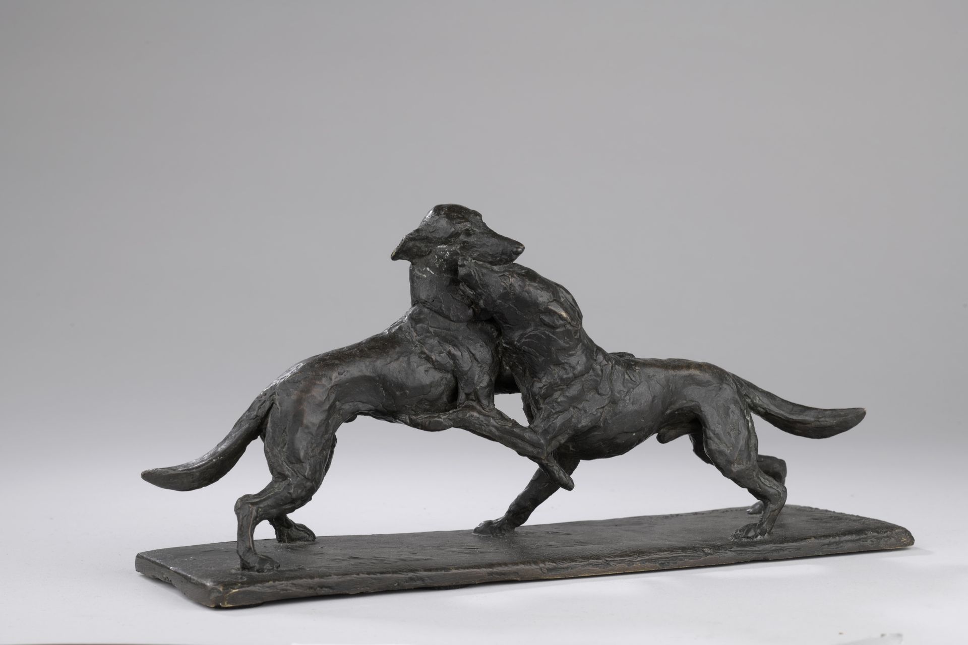 Null Wheeler Williams (1897-1972) 
Mounty und Polo
Bronze mit brauner Patina
Sig&hellip;
