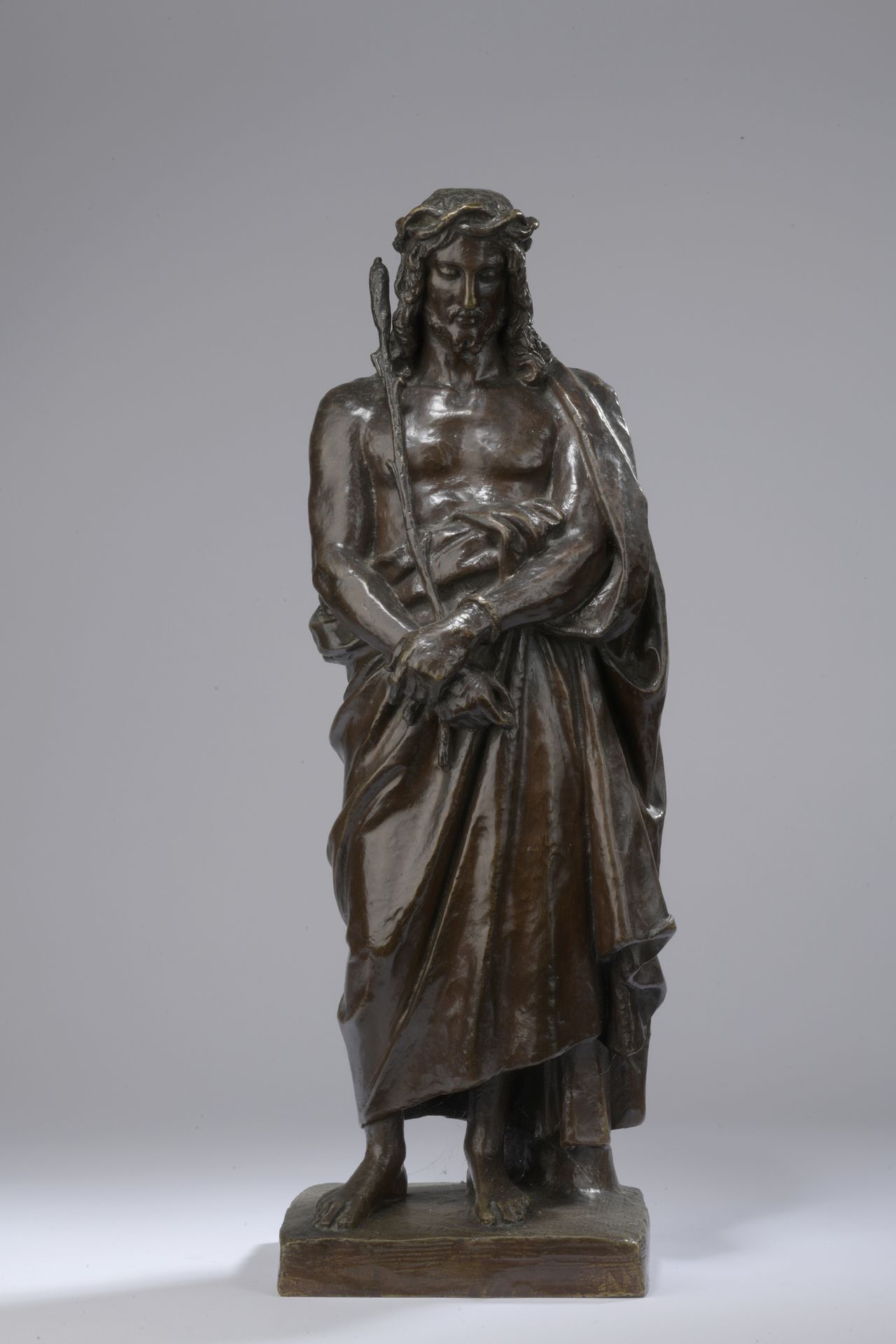 Null Jean-Pierre CORTOT (1787-1843)
Christ au roseau, 1843
Rare épreuve en bronz&hellip;
