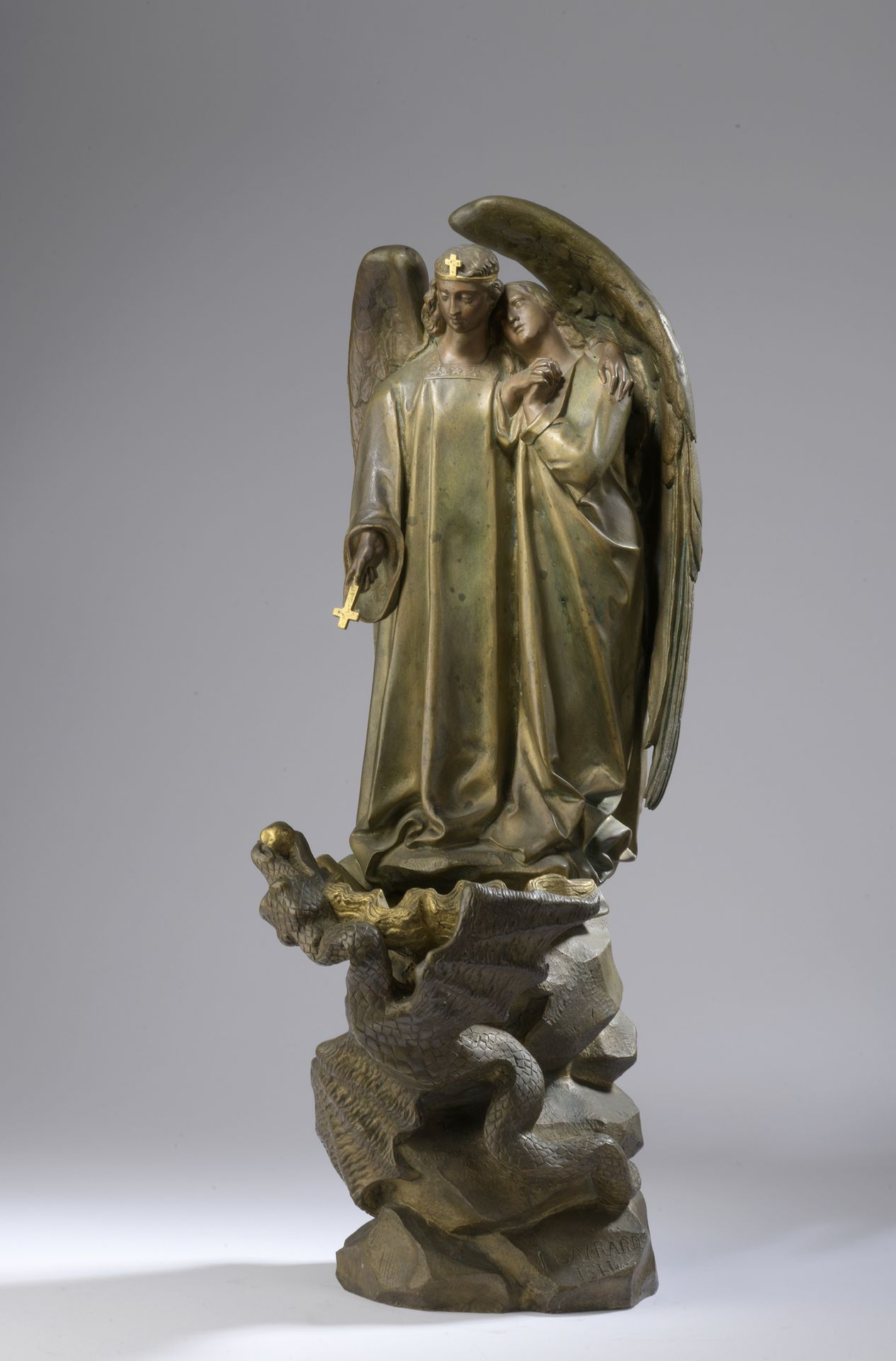 Null Paul GAYRARD (1807-1855)
Saint Michel terrassant le Dragon et protégeant la&hellip;