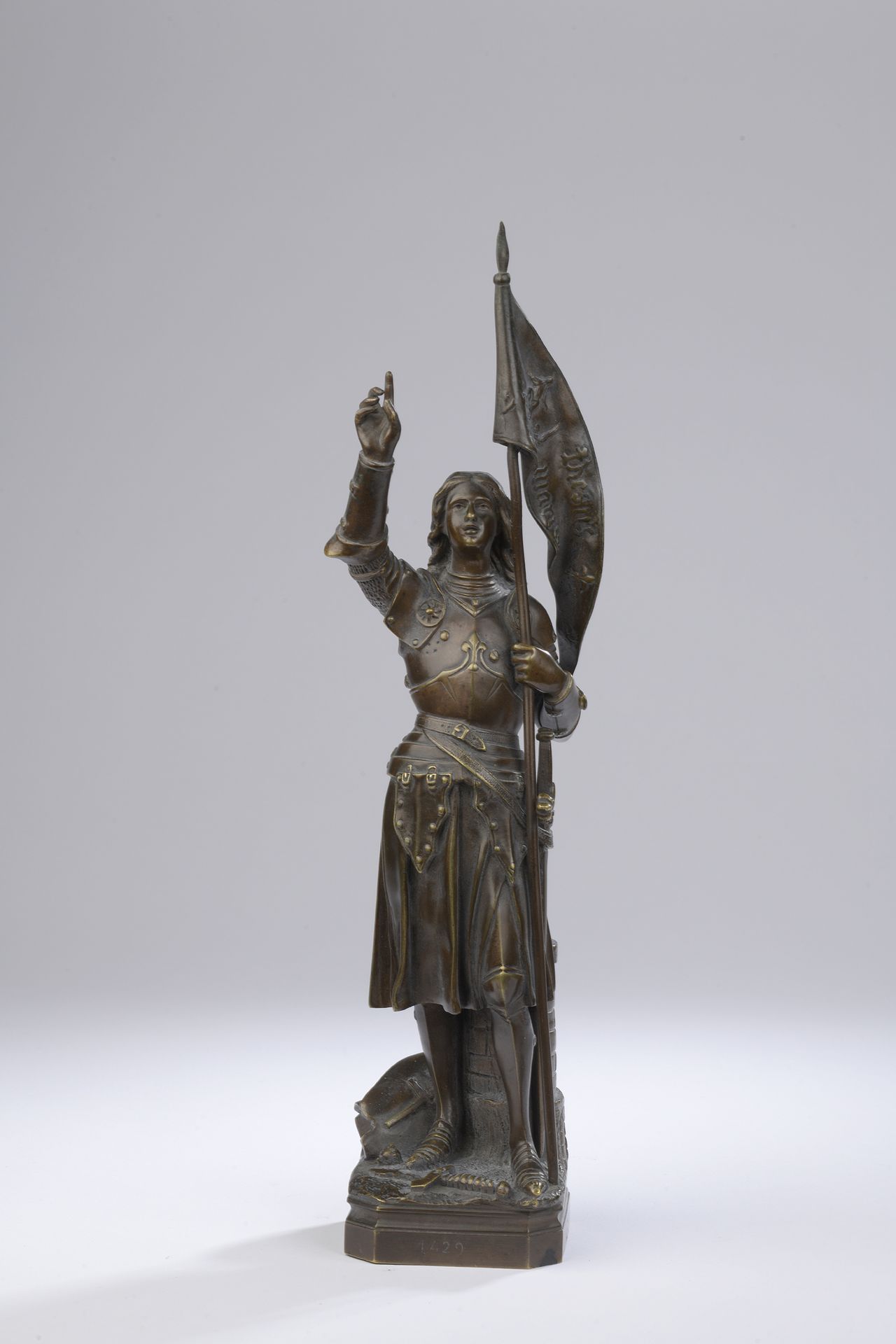 Null François LAUGIER (1835-1890)
Jeanne d’Arc invoquant Dieu
Épreuve en bronze &hellip;