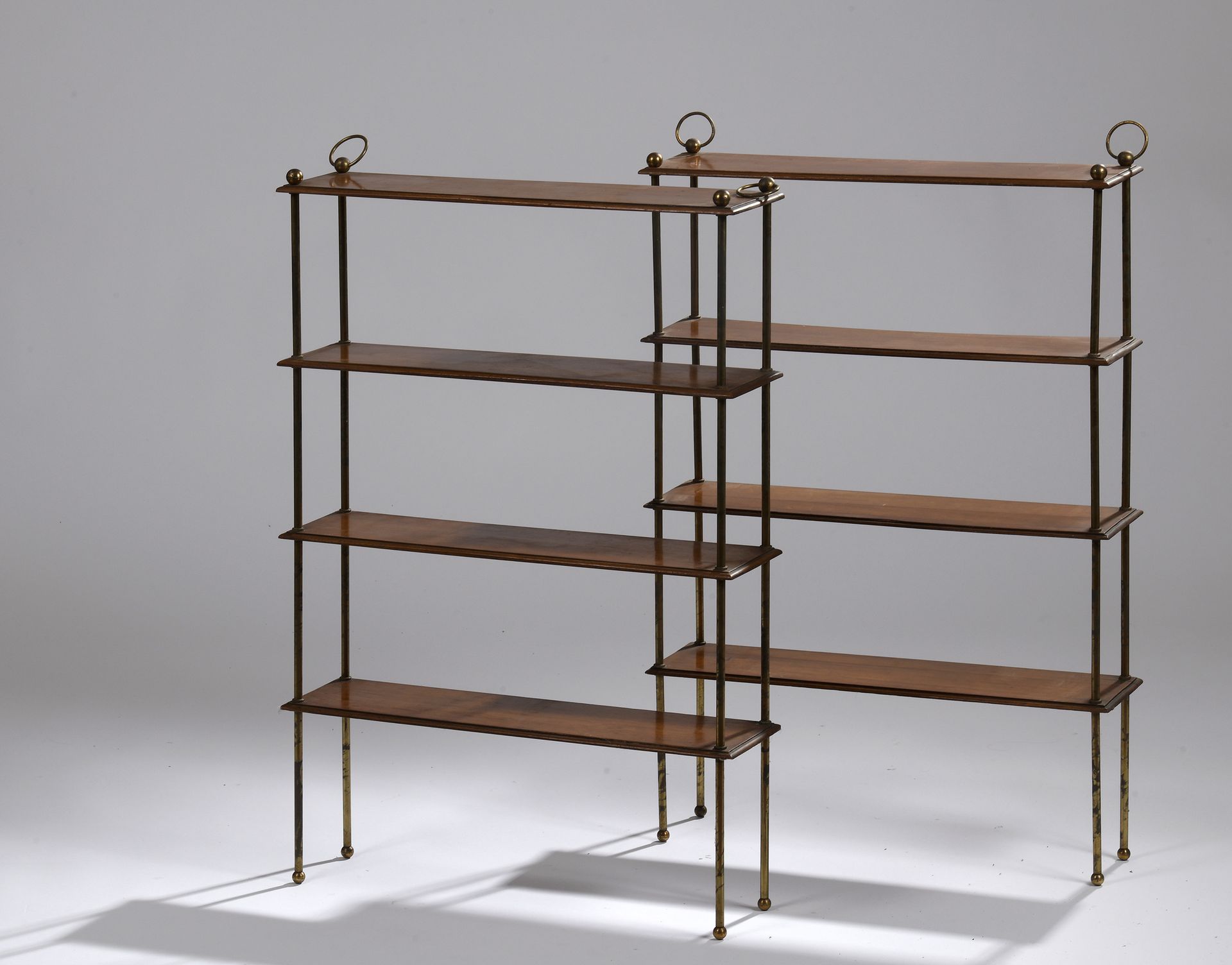 Null Work from the 1950s/1960s
Delicate pair of SMALL wooden shelves, finely sup&hellip;