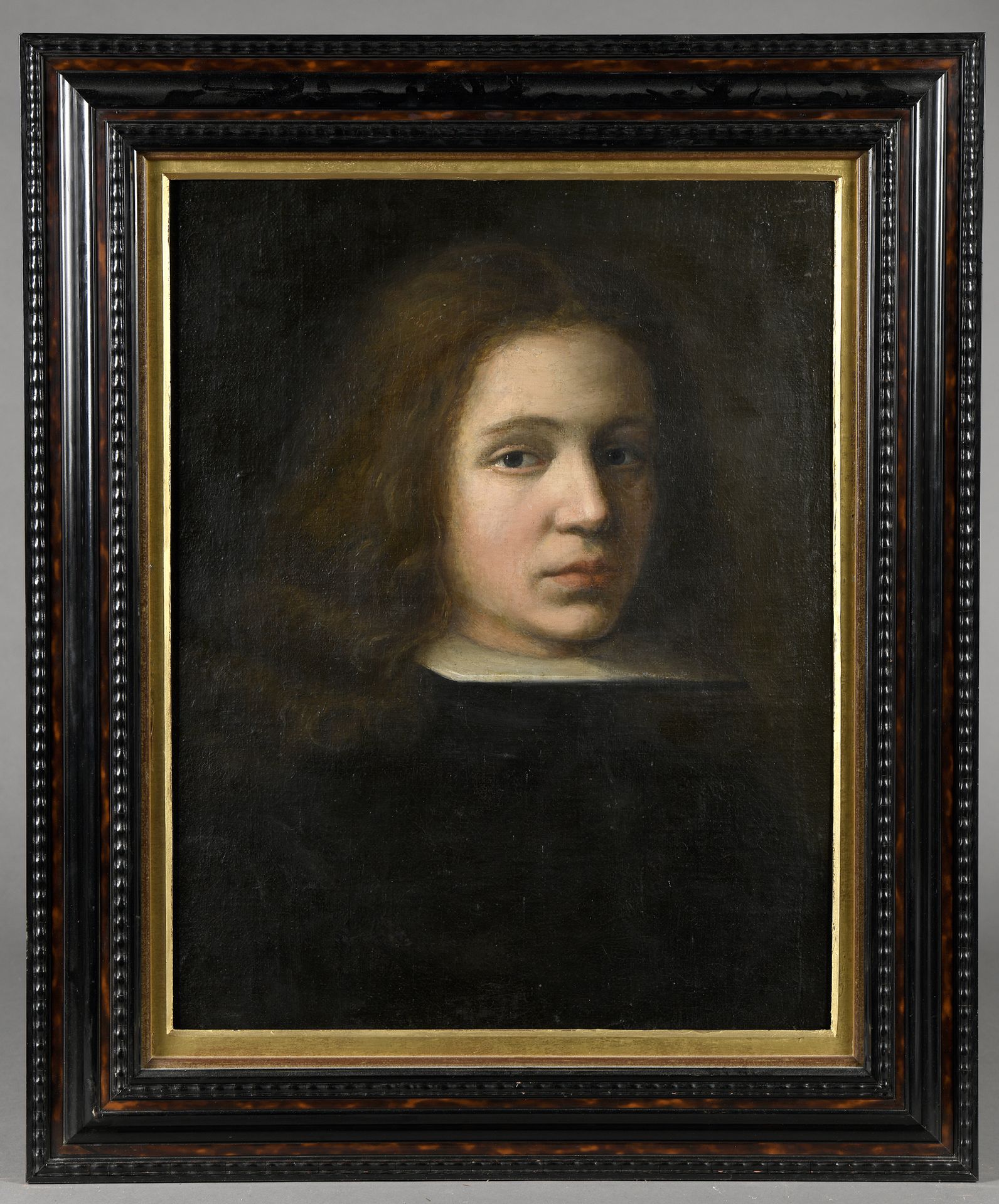 Null École ESPAGNOLE vers 1660
Portrait d’un jeune homme
Toile marouflée sur pan&hellip;
