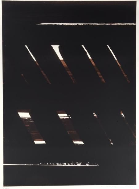 Null Pierre SOULAGES (né en 1919) 
SERIGRAPHIE N°24, 1999
Sérigraphie sur papier&hellip;