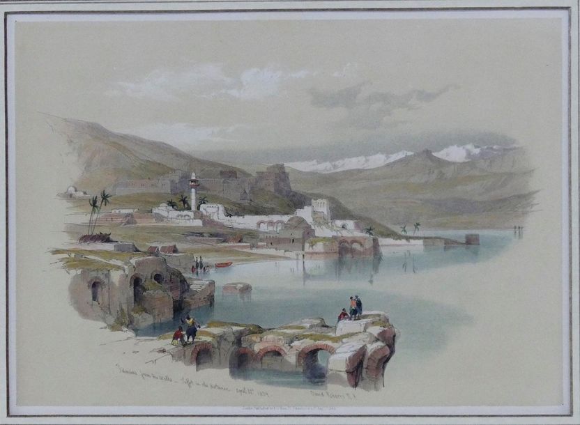 Null D'après David ROBERTS (1796 -1864)
Bel ensemble de six lithographies en cou&hellip;