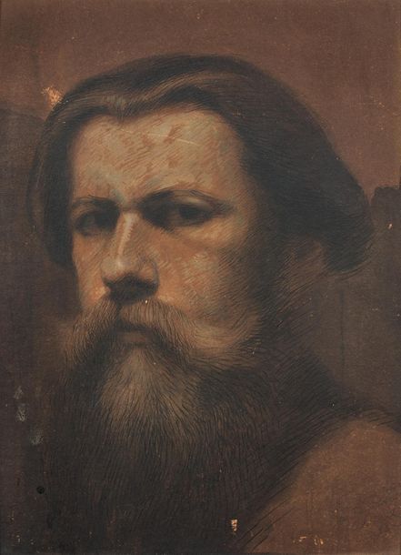 Null Arnold KOBLITZ (1883 - 1933)
Autoportrait - 1915
Gouache et encre sur carto&hellip;
