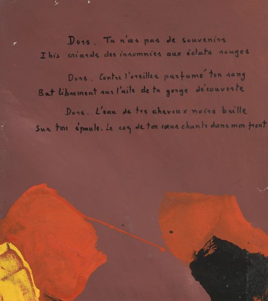 Null RAQUEL (1925-2014)


Peinture-poésie


Gouache sur papier avec texte manusc&hellip;