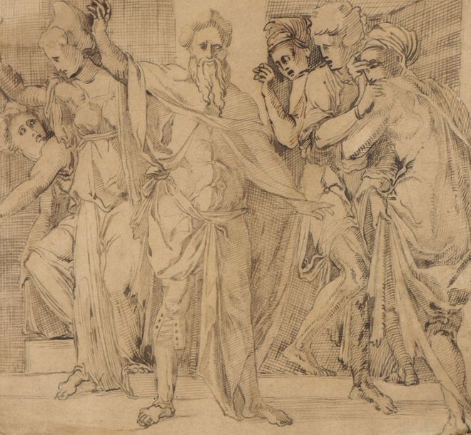 Null Attribué à Giovanni di Benedetto BANDINI (1540-1599)


Scène de l’histoire &hellip;