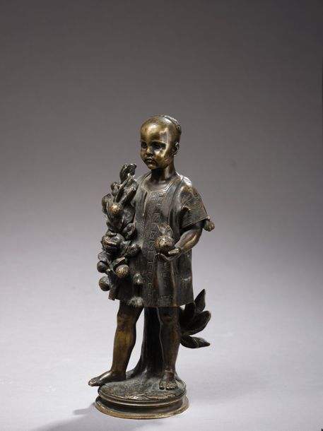 Null Charles CORDIER (1827-1905)


Enfant Kabyle


Statuette en bronze à patine &hellip;