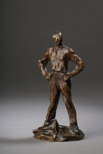 Null Jules DALOU (1838-1902 Paris)


Paysan au repos


Bronze à patine brun clai&hellip;