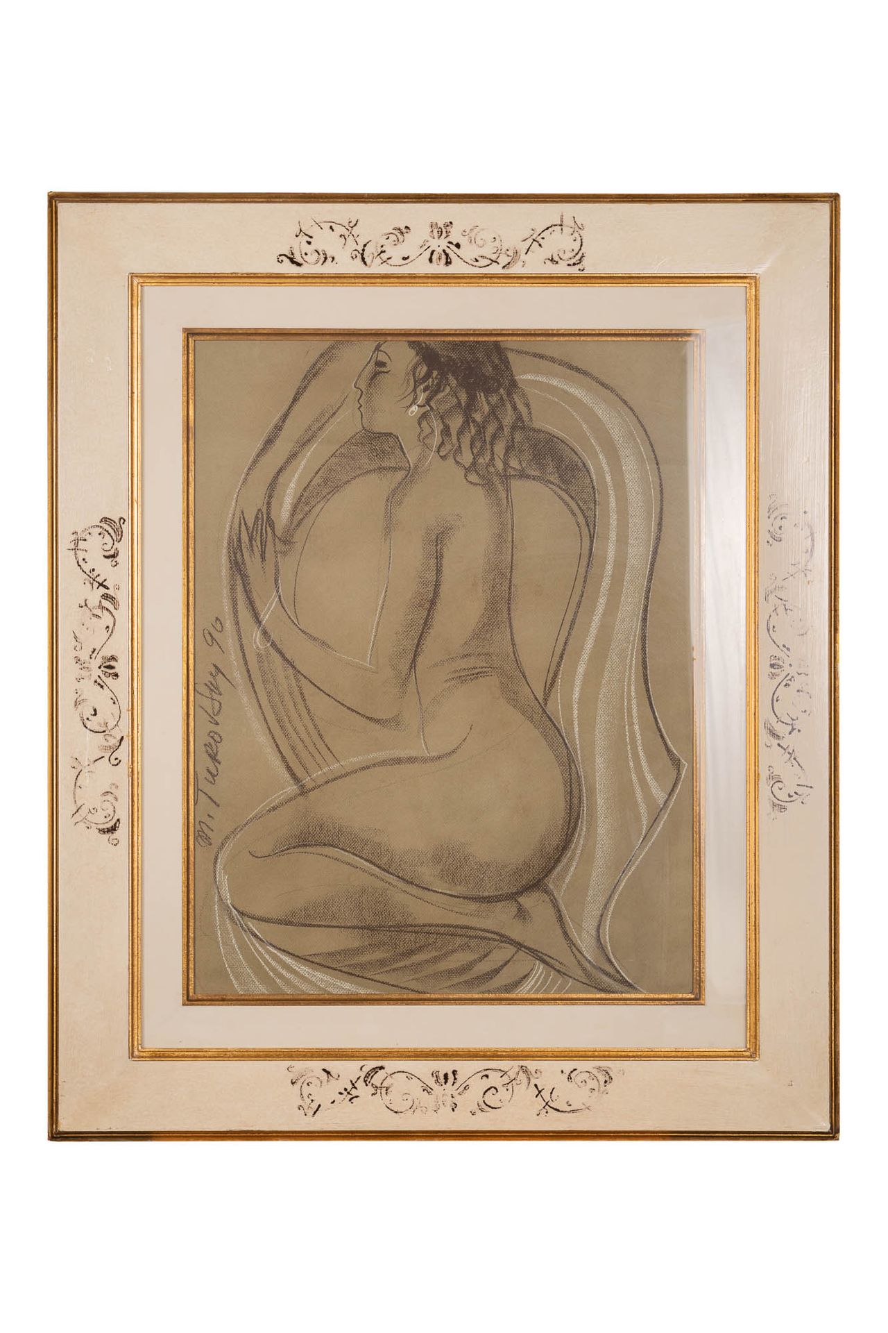 Null 
	Mikhaïl TUROVSKY (1933)

Charcoal

Charcoal on paper signed and dated 90 &hellip;