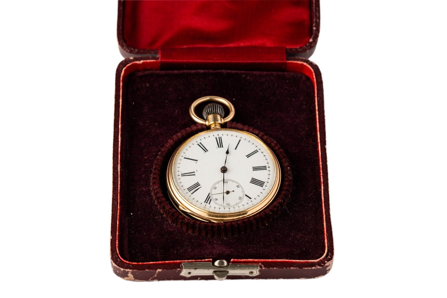 Null 
	Pocket watch in gold 750. Gross weight: 81.92 grams.

Good delivered by t&hellip;