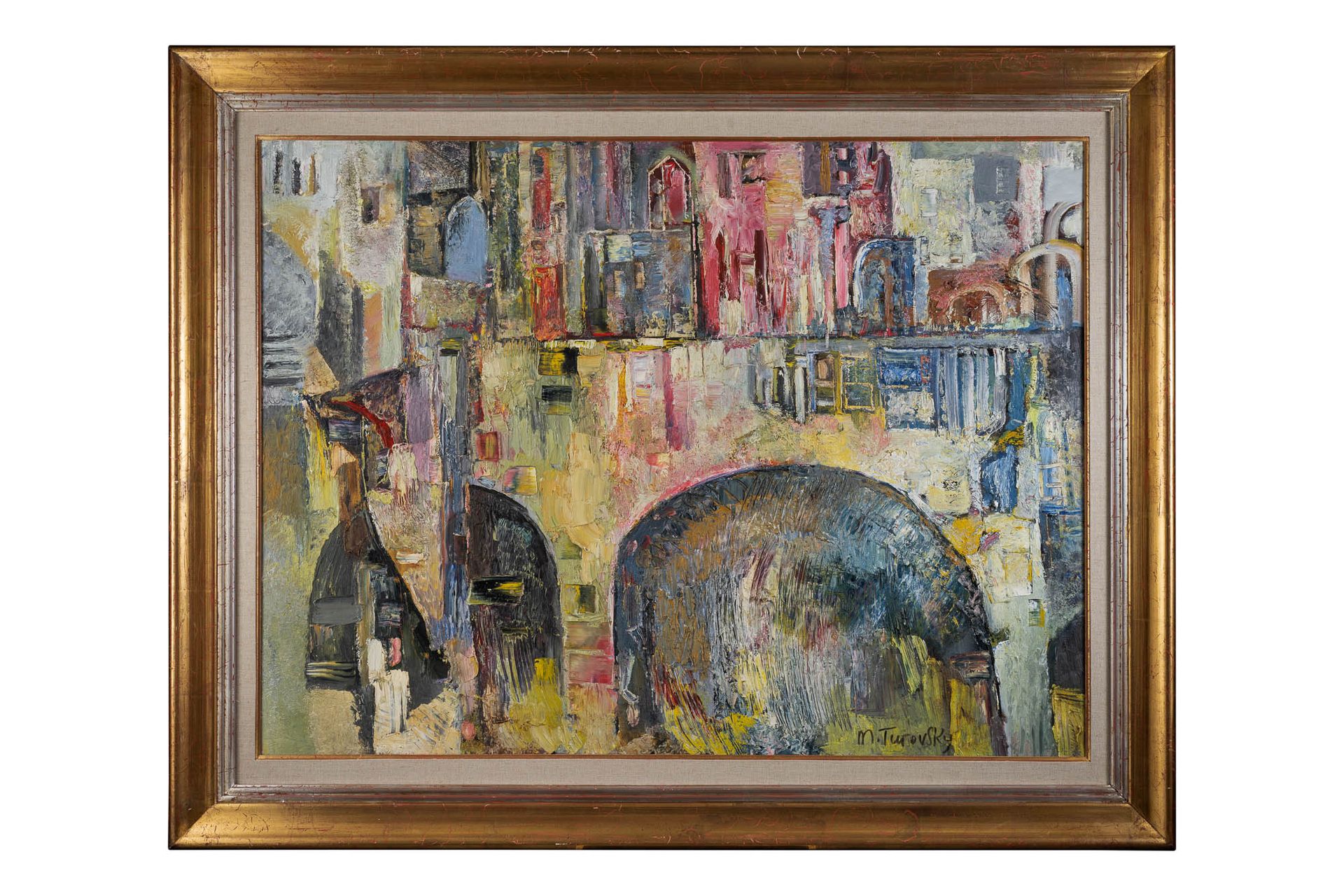 Null 
	Mikhail TUROVSKY (1933)

Venedig

Öl auf Leinwand unten rechts signiert

&hellip;