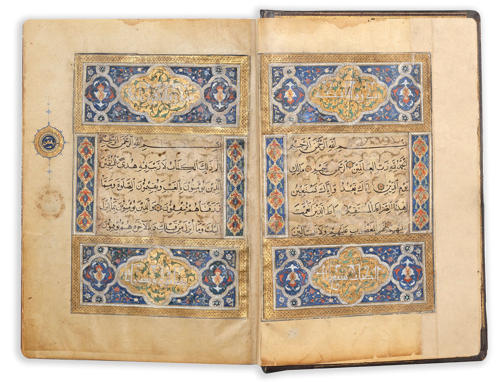 AN ILLUMINATED QURAN, BAGHDAD, QARA QUYUNLU DYNASTY, DATED 870 AH/1465 AD Corán &hellip;