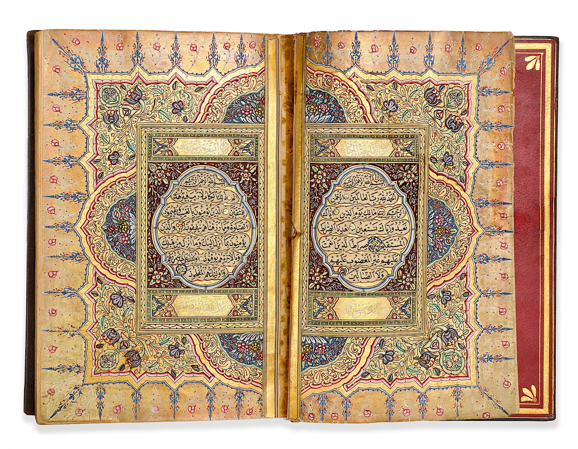 AN ILLUMINATED OTTOMAN QURAN BY HAFIZ ISMAIL HAKKI, TURKEY, 1272 AH/1855 AD Un C&hellip;