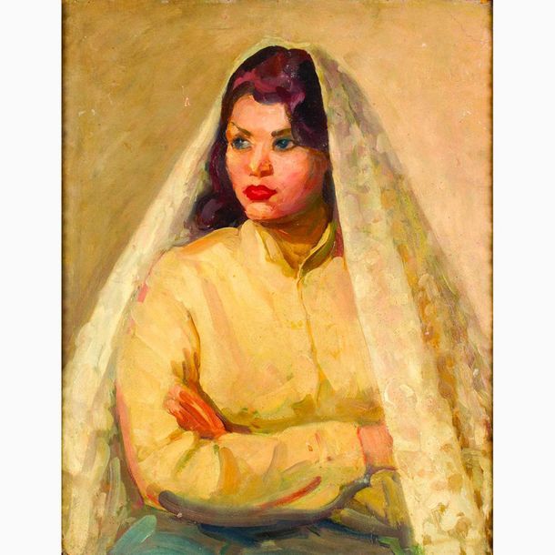 Null NINO BERTOLETTI

Rome, 1889 - 1971
La mariée, 1941
Huile sur panneau, 64 x &hellip;