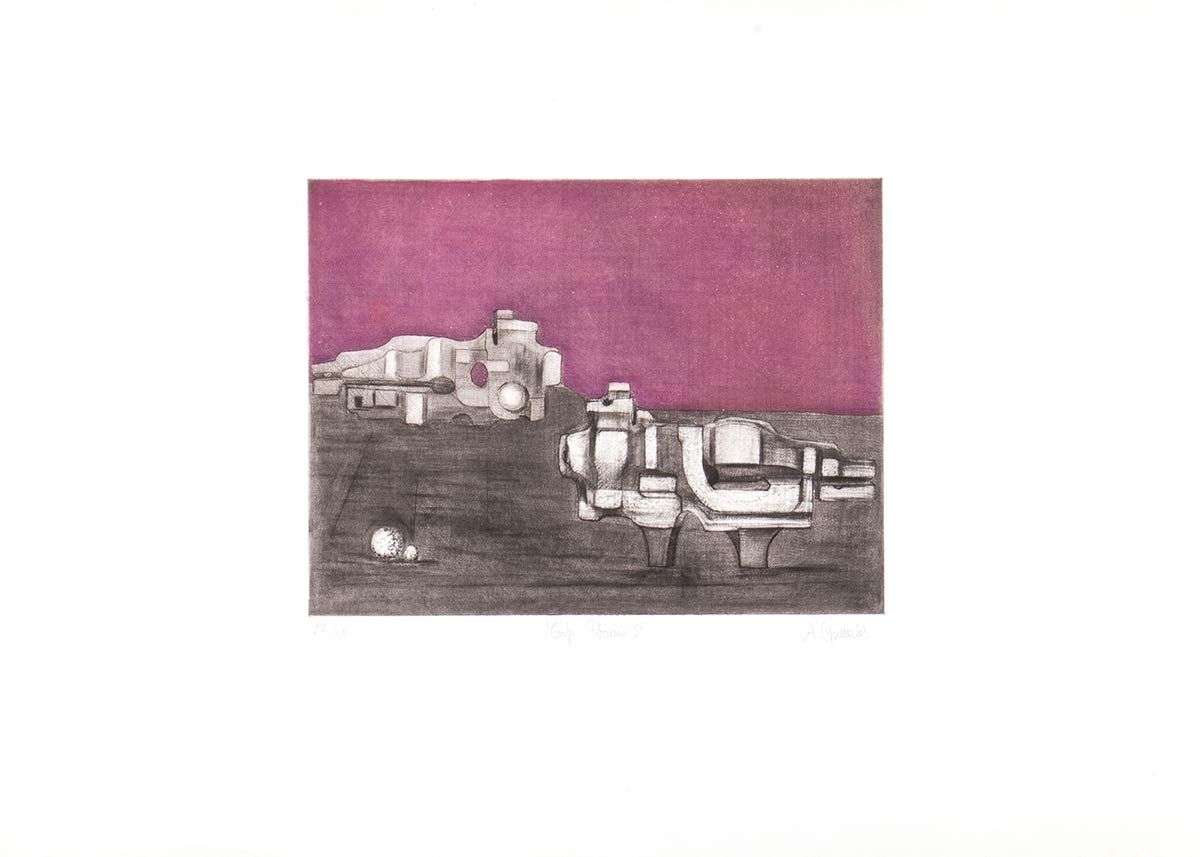 Null ADRIAN GONZALES (1937 - 1998)

Tuffeau étrusque II
Litographie sur papier, &hellip;