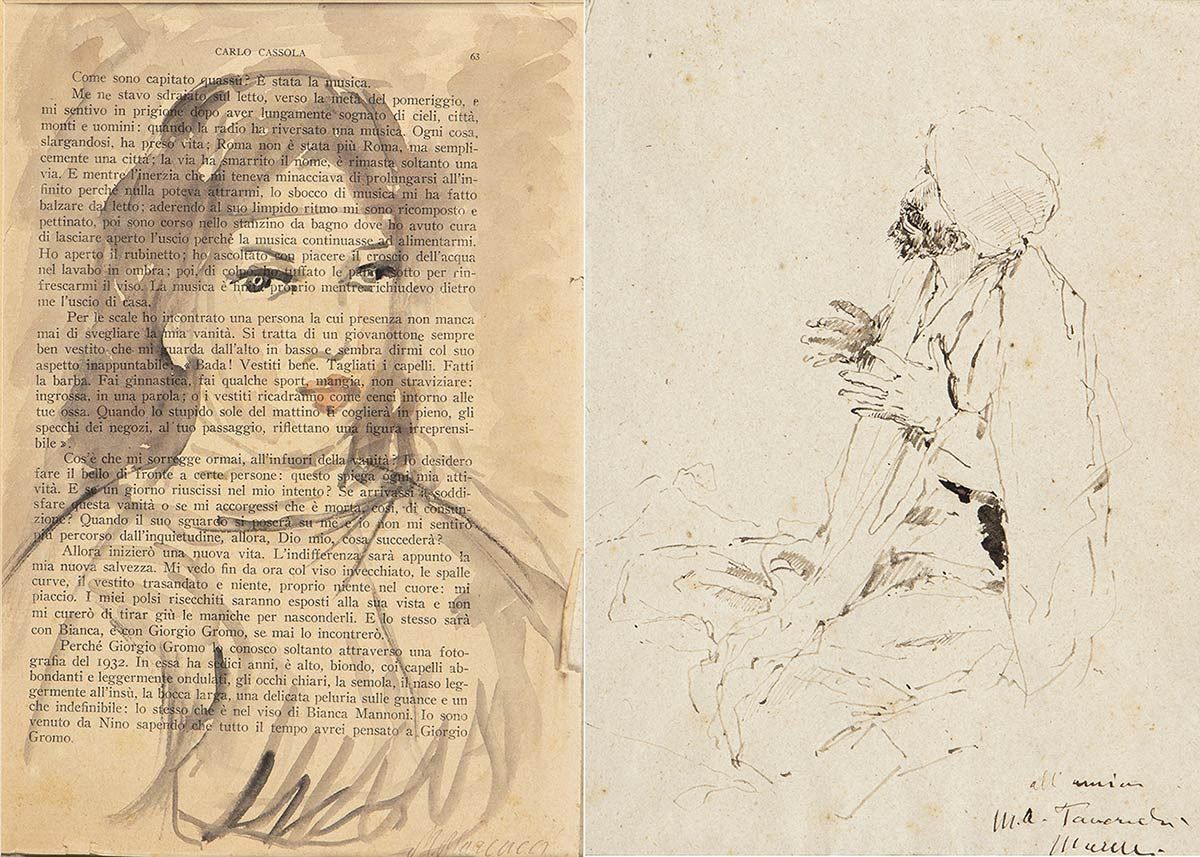 Null MARIO MARCUCCI (Viareggio, 1910 - 1922)

Deux dessins :
1. Visage de femme
&hellip;