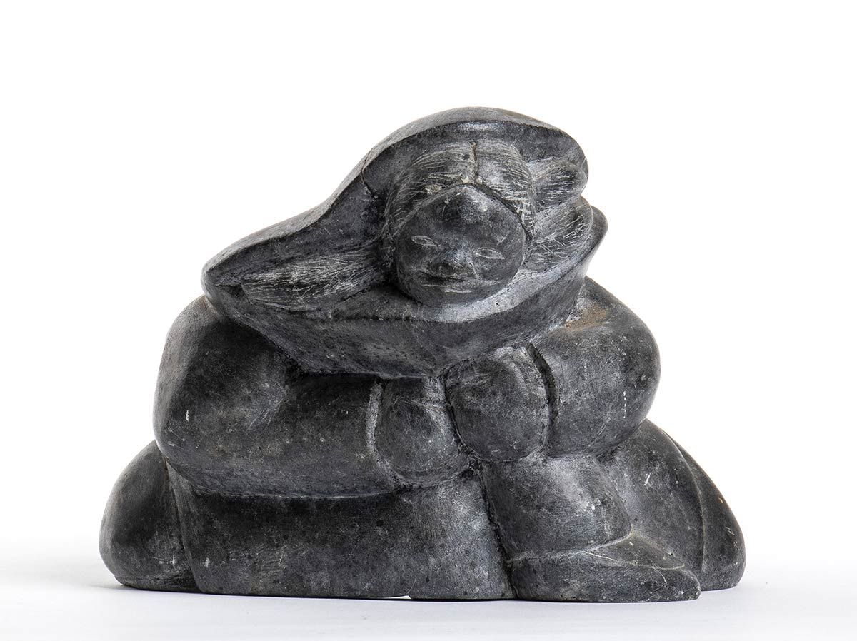 Null 
JOSHUA Paujunji TALIRUNILI (Inuit, 1929)




爱斯基摩人，1982



因纽特人石雕，11 x 13 &hellip;