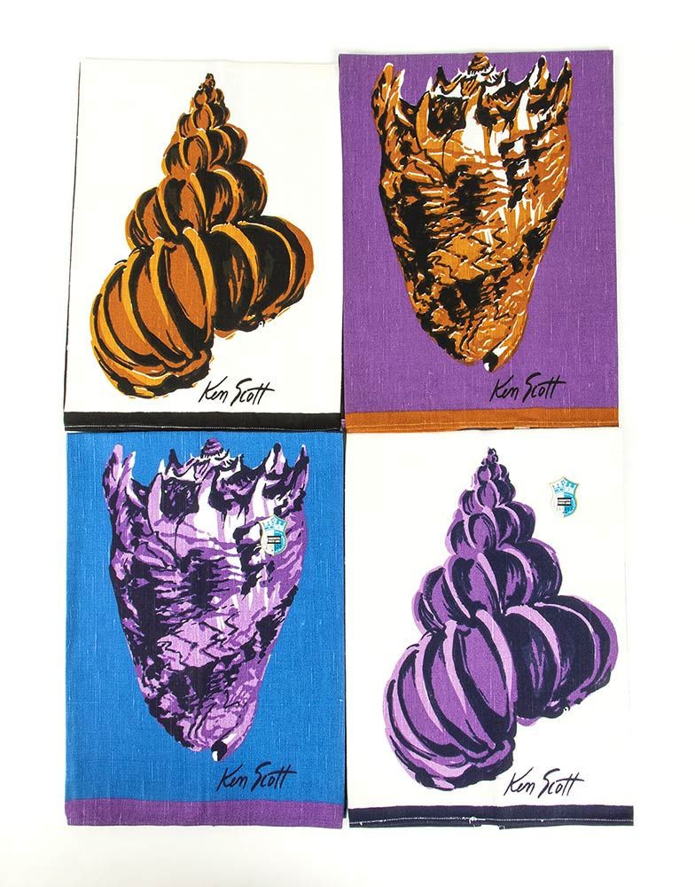 Null 肯-斯科特为Zucchi设计

一组4条茶巾

70年代中期



一批4条纯棉茶巾的贝壳图案。



一般情况下评级为A