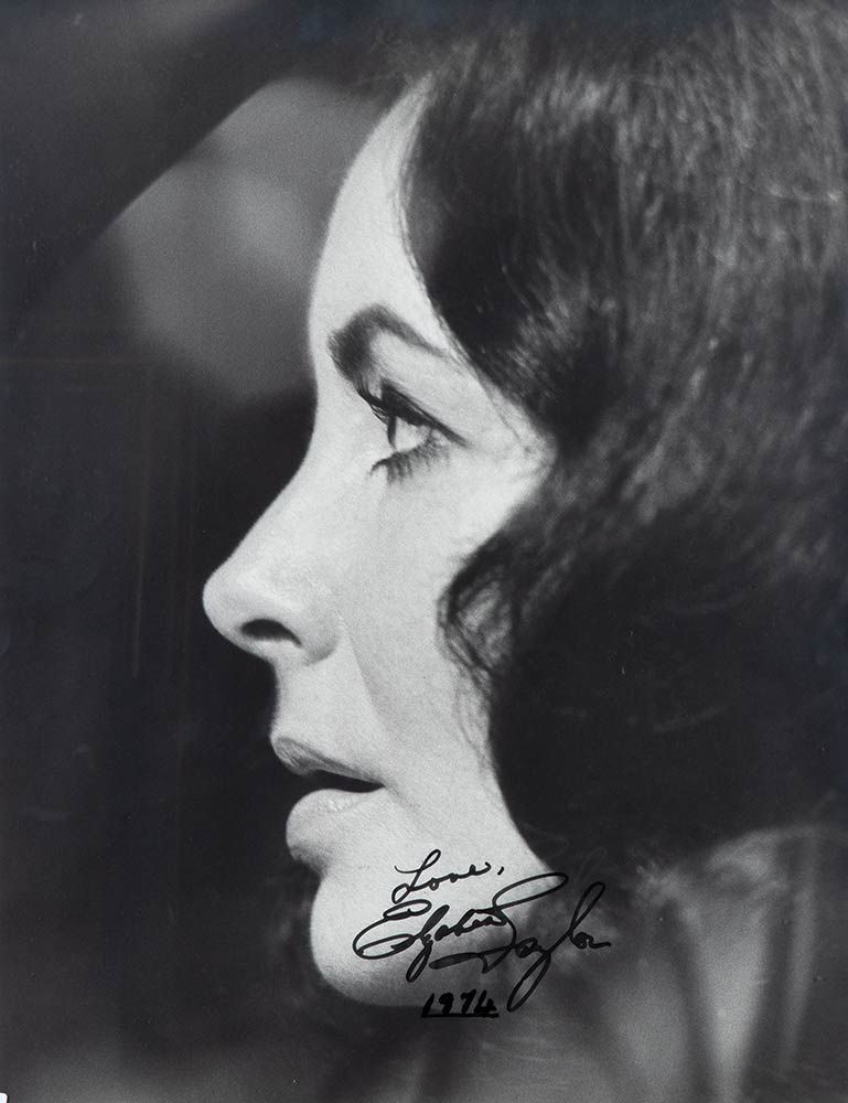 Elizabeth TaylorLondra 1932 – West Hollywood 2011: Photograph with dedication an&hellip;