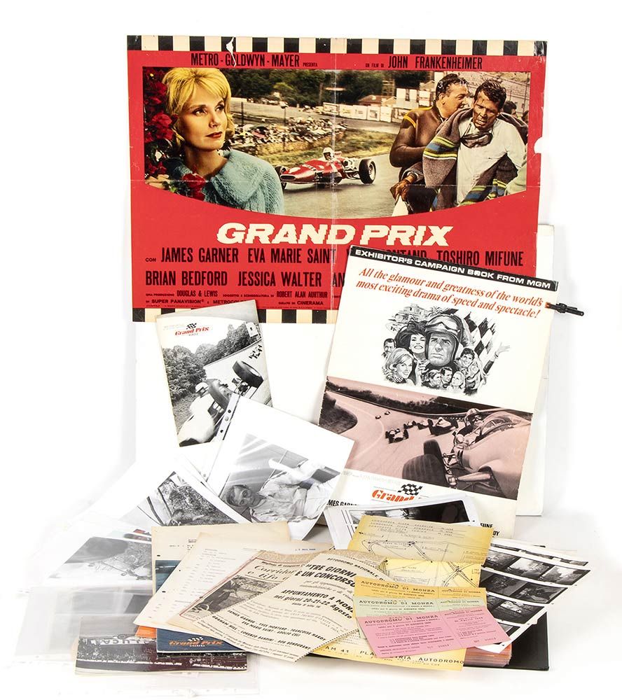GRAND PRIX (1967, directed by John Frankenheimer): Original documents, letters a&hellip;