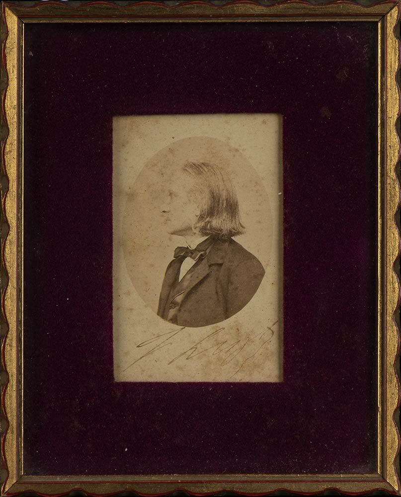 PHOTO OF FRANZ LISZT WITH AUTOGRAPH Pair of beautiful paintings reproducing the &hellip;