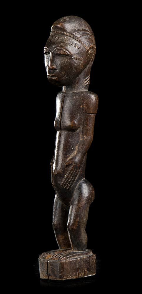 BAULE SCULPTURE Authentique sculpture traditionnelle Baoulé représentant un homm&hellip;