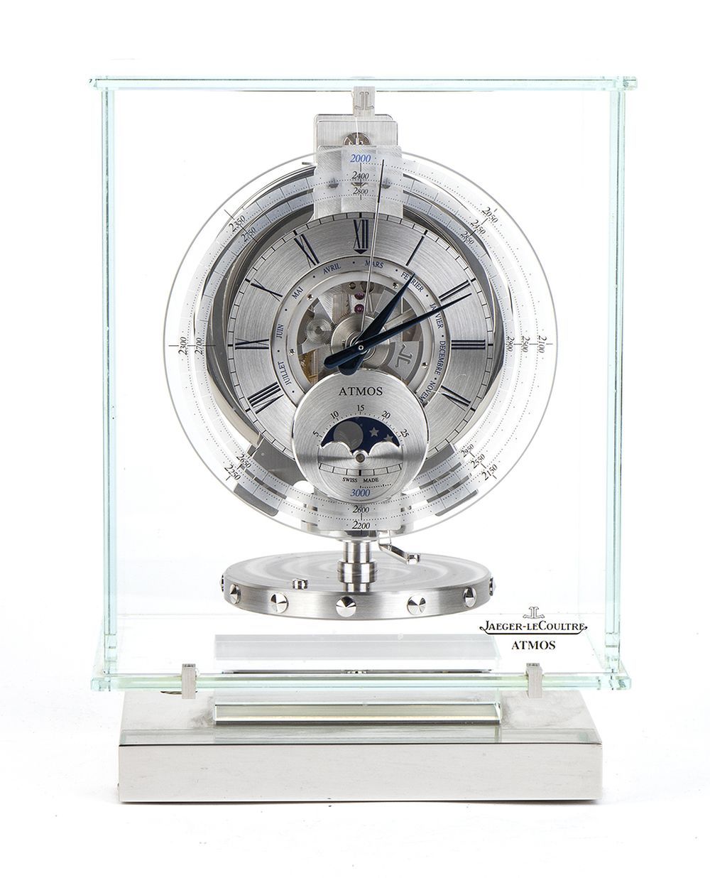 JAEGER-LECOULTRE: ATMOS DU MILLÉNAIRE orologio barometrico trasparente in acciai&hellip;