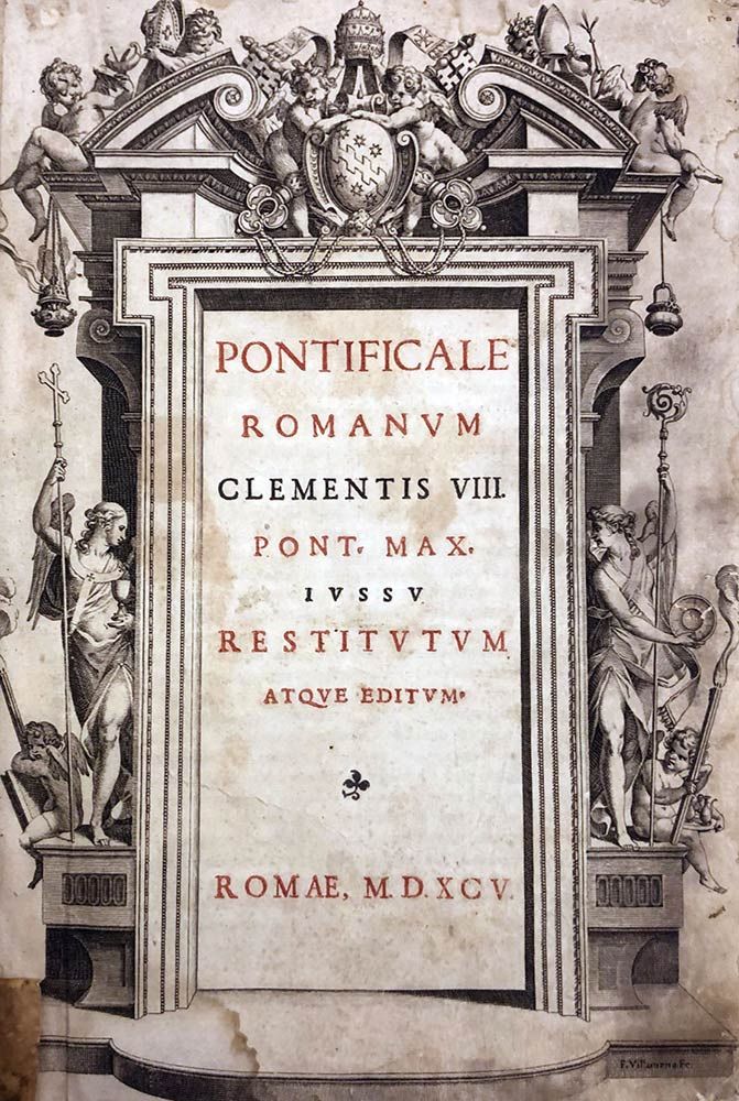 ANON.: Pontifiale Romanum Clementis Viii, Roma, S.T., 1595 ANON.
Pontifiale Roma&hellip;