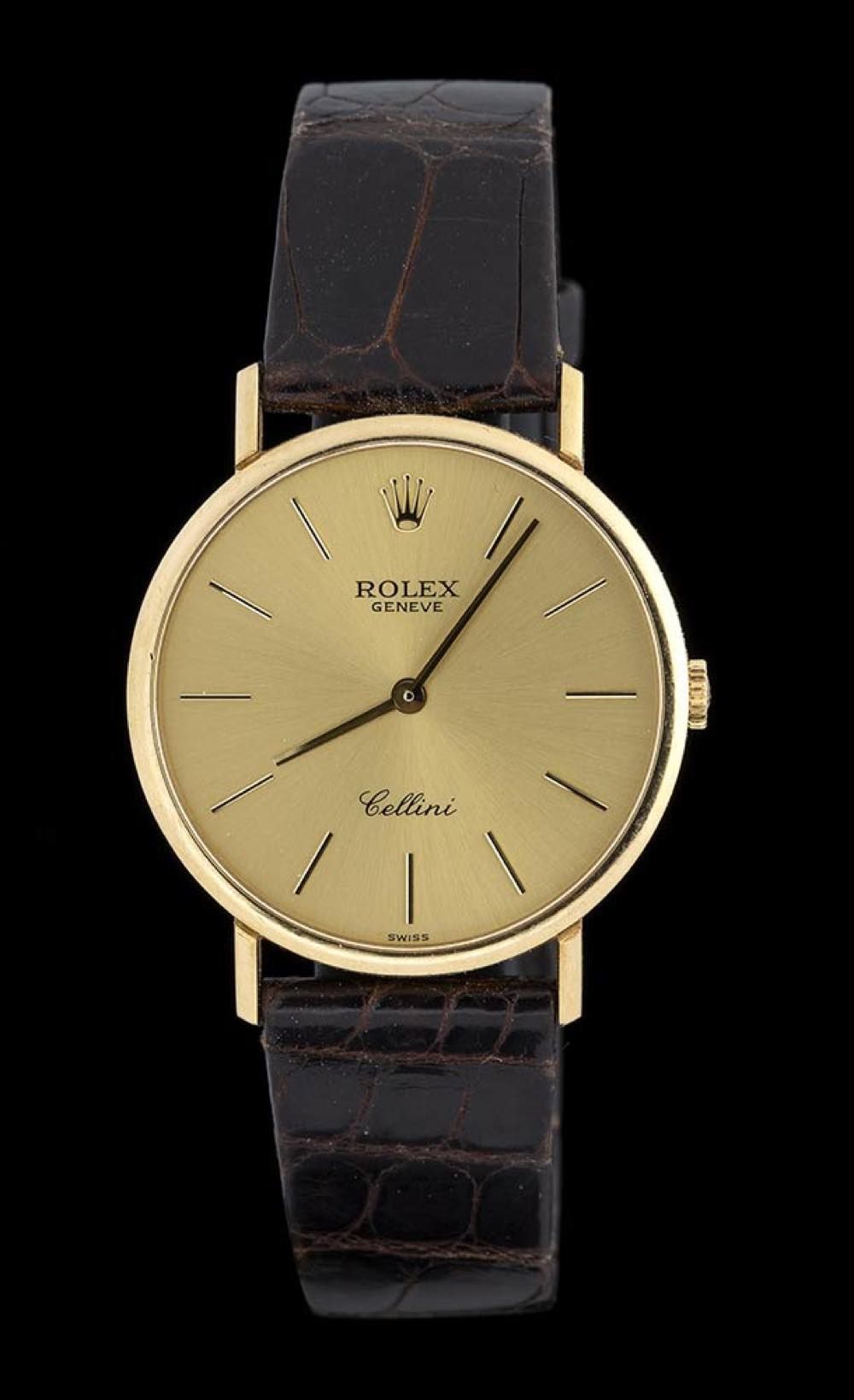 ROLEX Cellini: yellow gold mens wristwatch, ref. 5112 ROLEX Cellini : montre-bra&hellip;