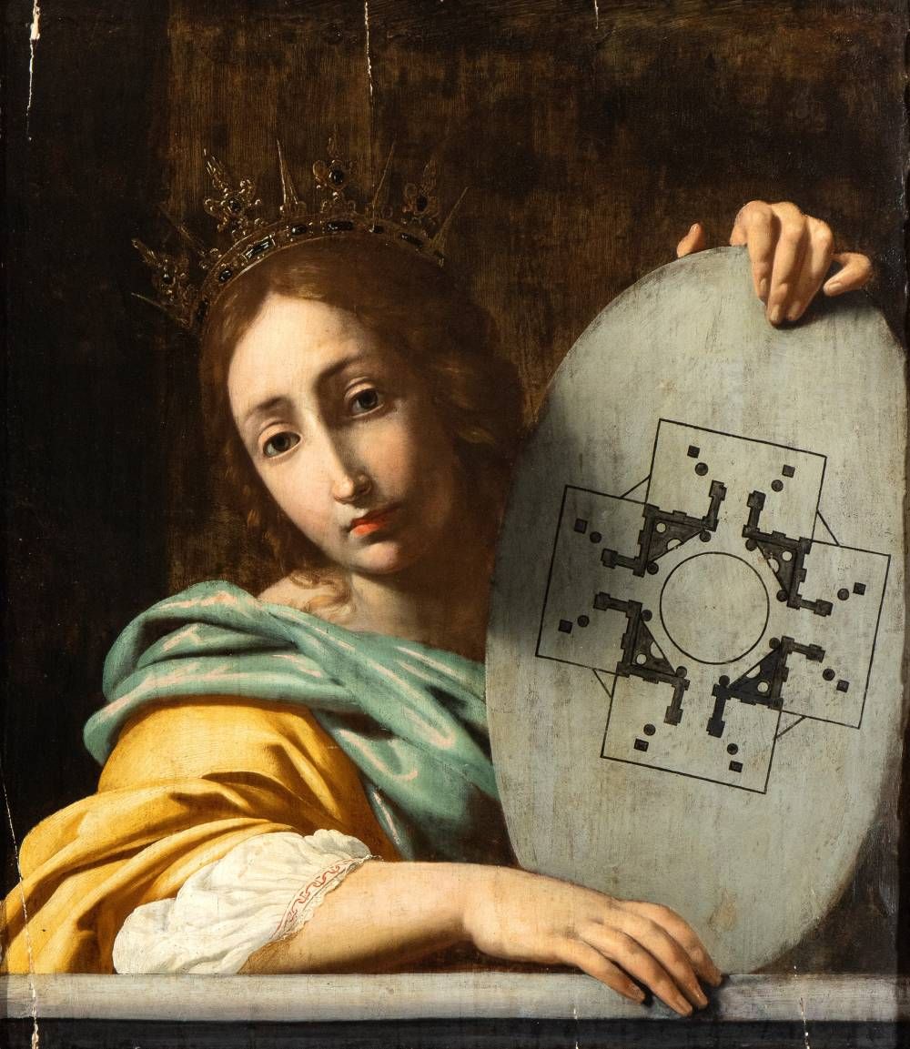 Cesare Dandini 切萨雷-丹迪尼《辉煌的寓言》 木板油画，75x65 厘米。镶框 切萨雷-丹迪尼 多亏了切萨雷-里帕的《图像学》（1603 年）中的&hellip;