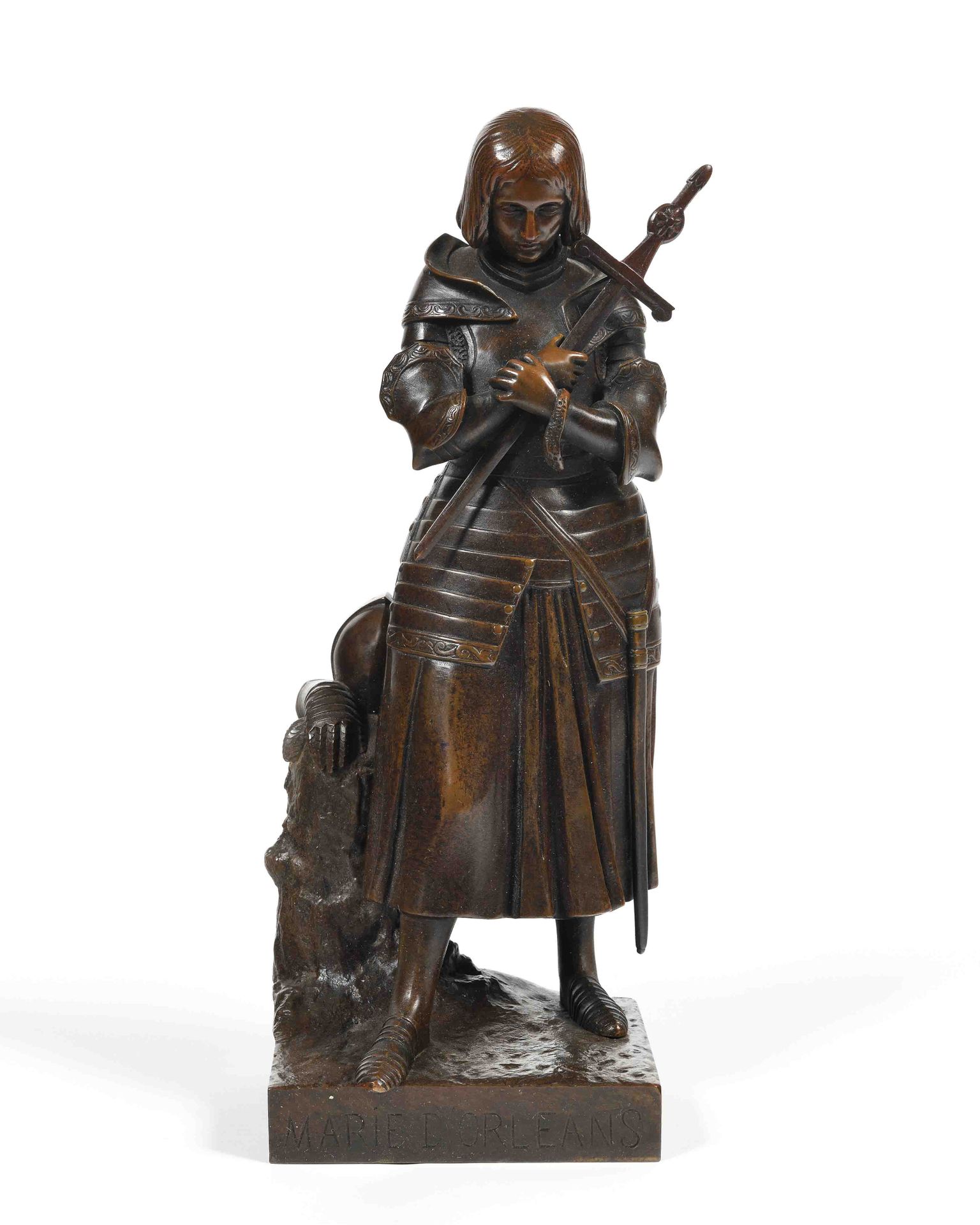 Null Marie d'ORLEANS, after

"Joan of Arc holding her sword".

Proof in bronze w&hellip;