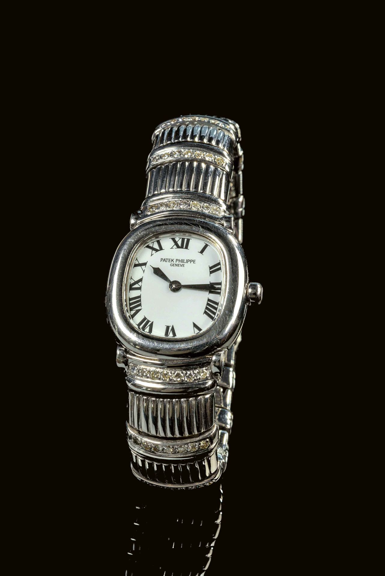 Null PATEK PHILIPPE - Ref.4830 - "Ellipse Lady" ladies' wristwatch in white gold&hellip;