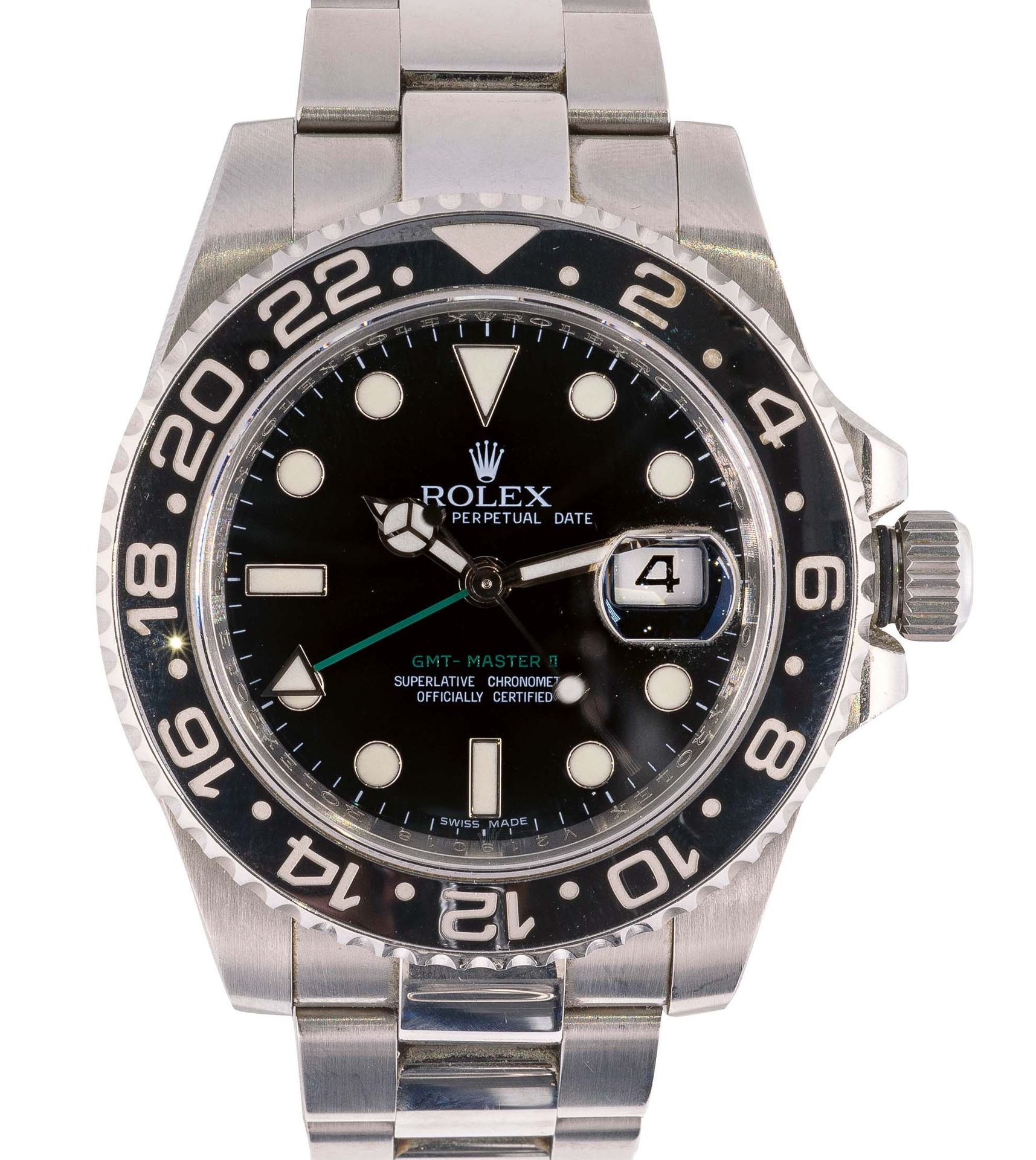 Null ROLEX "GMT Master II" - Stahlarmbanduhr "Oyster Perpetual Date" - Ref 11671&hellip;