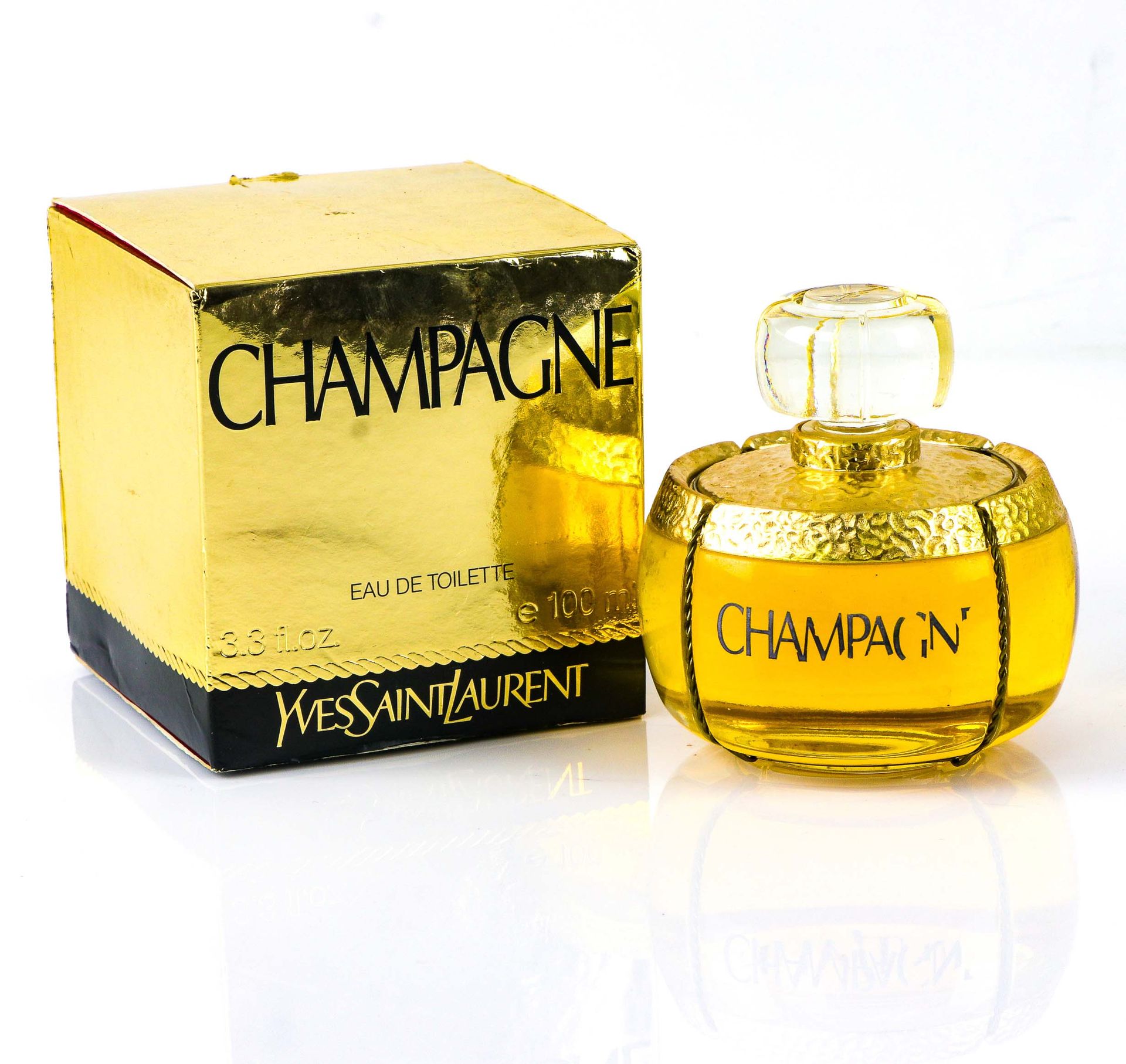 Null YVES SAINT-LAURENT - “Champagne” - Flacon d’eau de toilette - 100 ml - Dans&hellip;