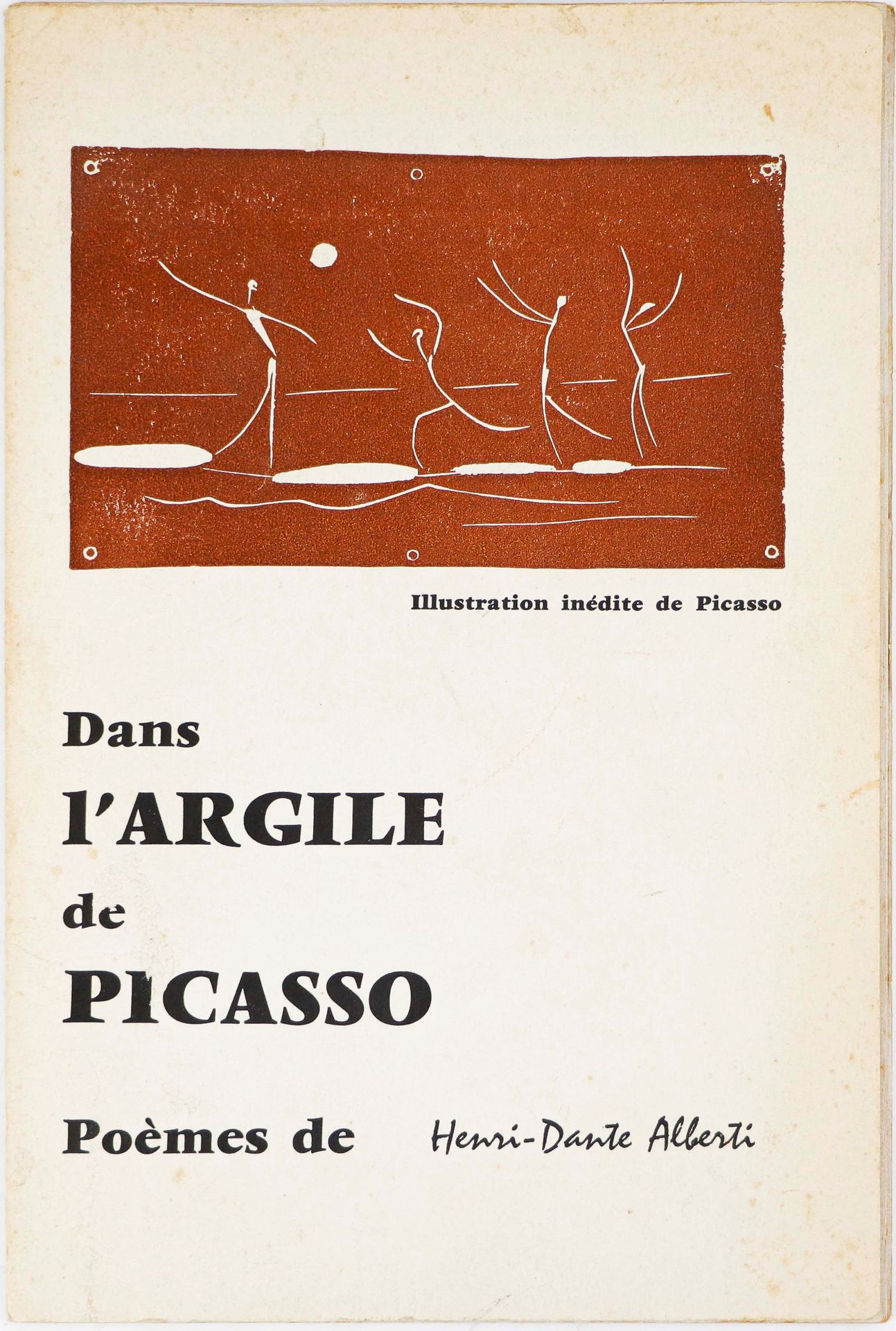 Pablo PICASSO Pablo PICASSO (1881-1973), d'après Dans l'argile de Picasso - 1957&hellip;