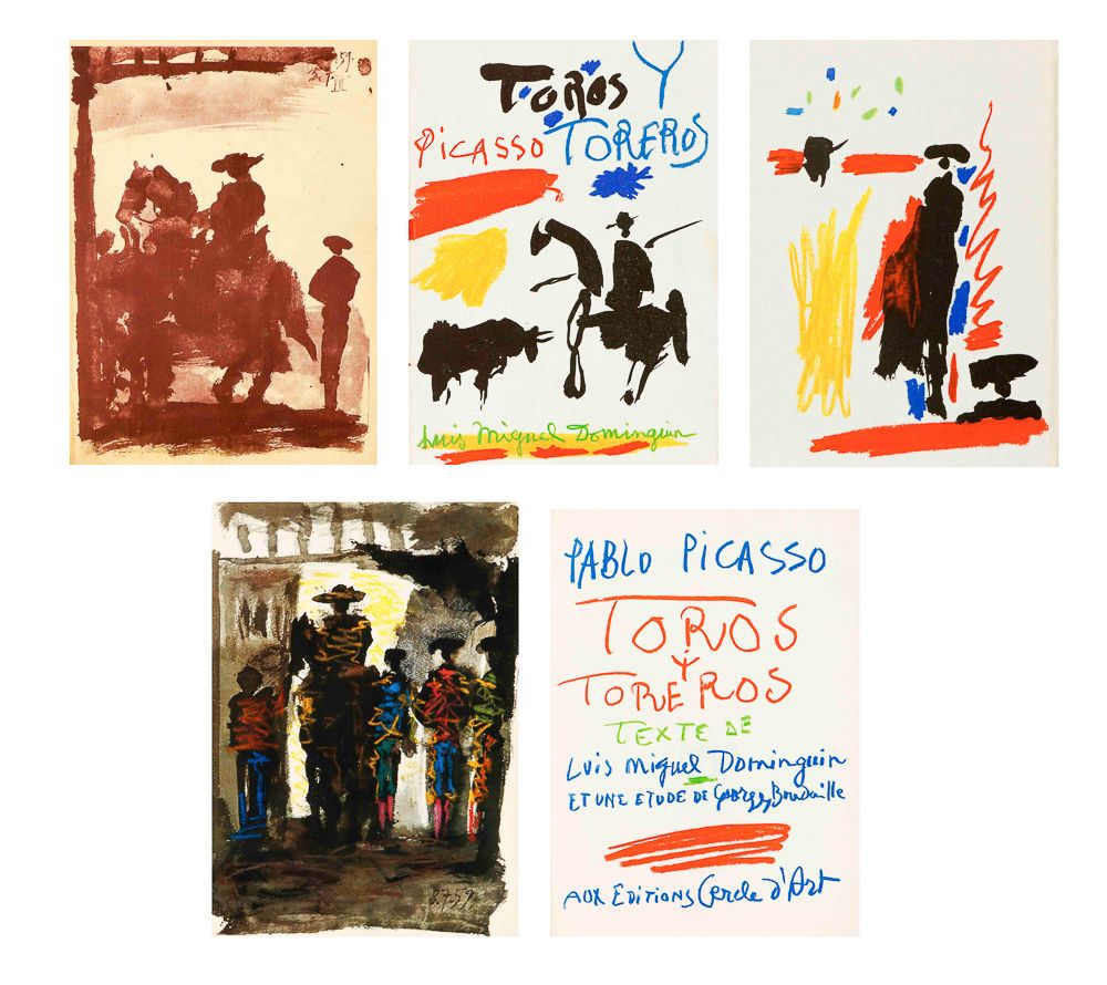 Null Pablo PICASSO (1881-1973), after Toros y Toreros - 1961 Texts by Luis-Migue&hellip;