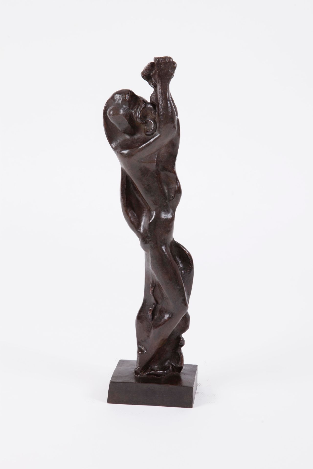 CSAKY Joseph (1888 - 1971) - Femme bras levés : La danseuse - Epreuve en bronze,&hellip;
