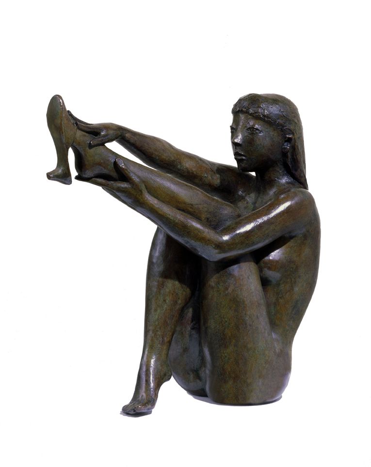 COQUILLAY Jacques : La chaussure de Sophie (2002) - Epreuve en bronze, fonte d'é&hellip;