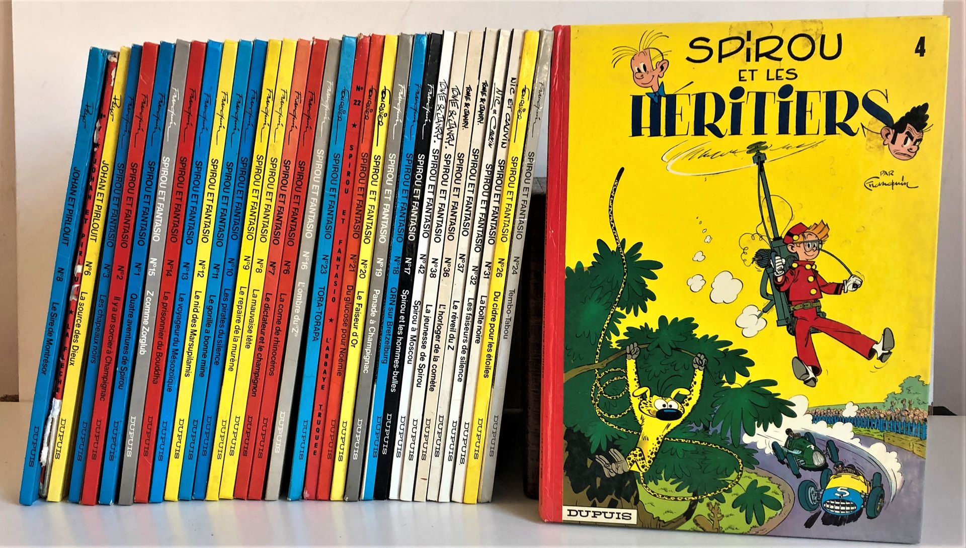 FRANQUIN Spirou et Fantasio n° 1 to 4 - 6 to 24 - 26-31-32-36-37-38-42 - 30张专辑 -&hellip;