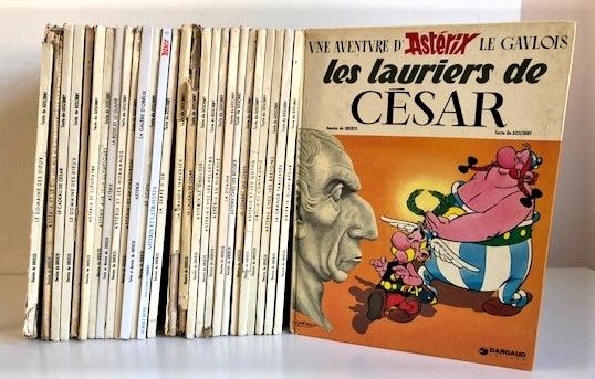 UDERZO - GOSCINY Asterix 34 Alben - Verlag Dargaud & Albert René