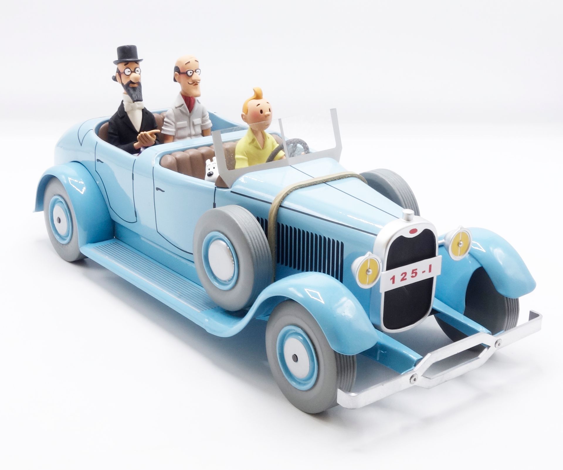 HERGÉ 
AROUTCHEFF : Tintin, La Lincoln Torpedo grand sport année 1930, Les Cigar&hellip;