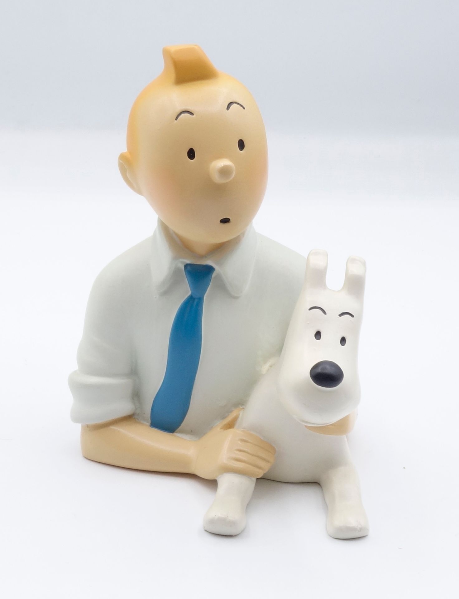 HERGÉ 
PIXI REGOUT : Tintin, il piccolo busto camicia blu (30006), 1991, +/- 1.3&hellip;