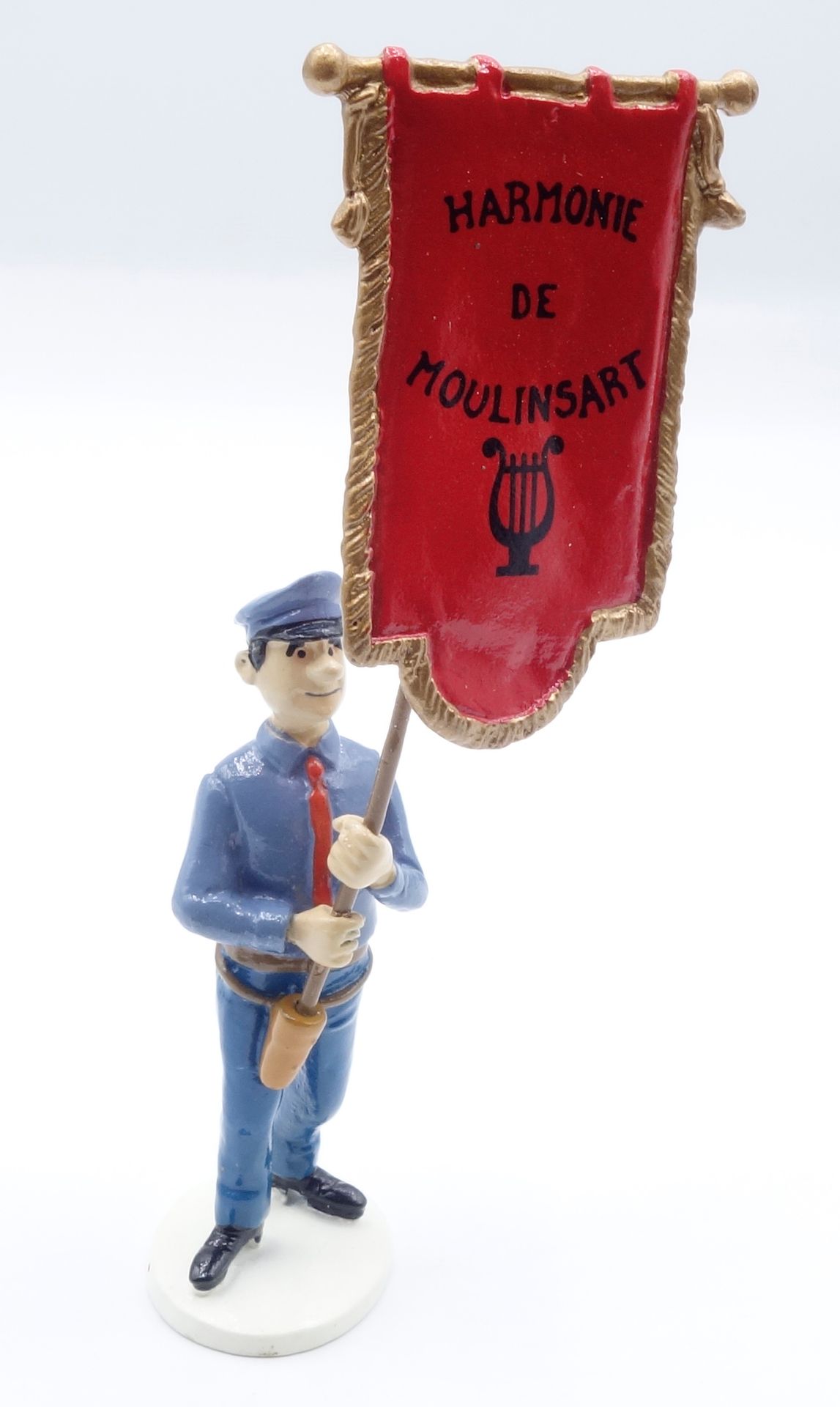 HERGÉ 
MOULINSART PLUMB: Tintin, the 1972 greeting card, 46513, Moulinsart harmo&hellip;