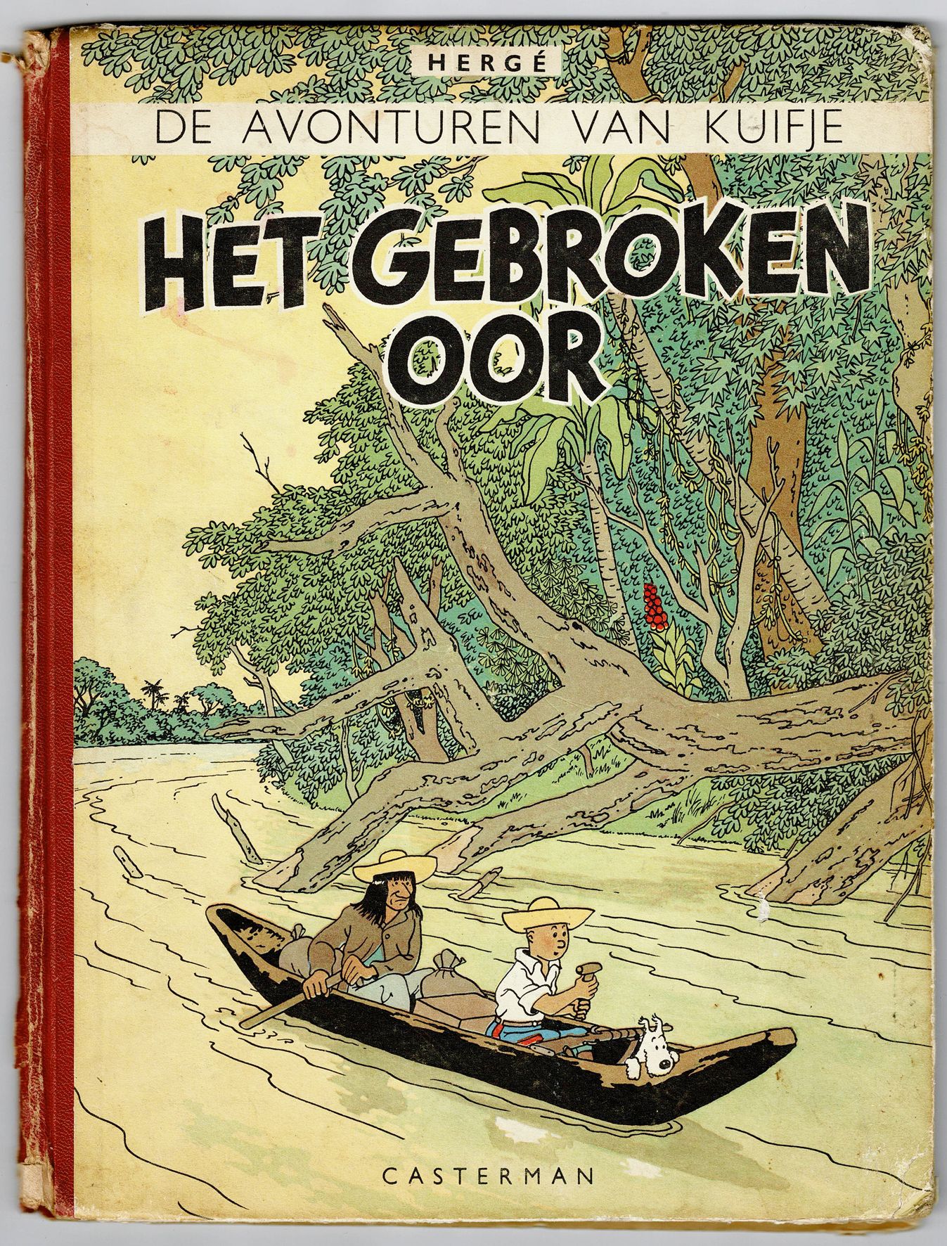 Kuifje 
Het Gebroken Oor B2, De Scepter van Ottokar B2.一套2本的荷兰语相册，保存完好。