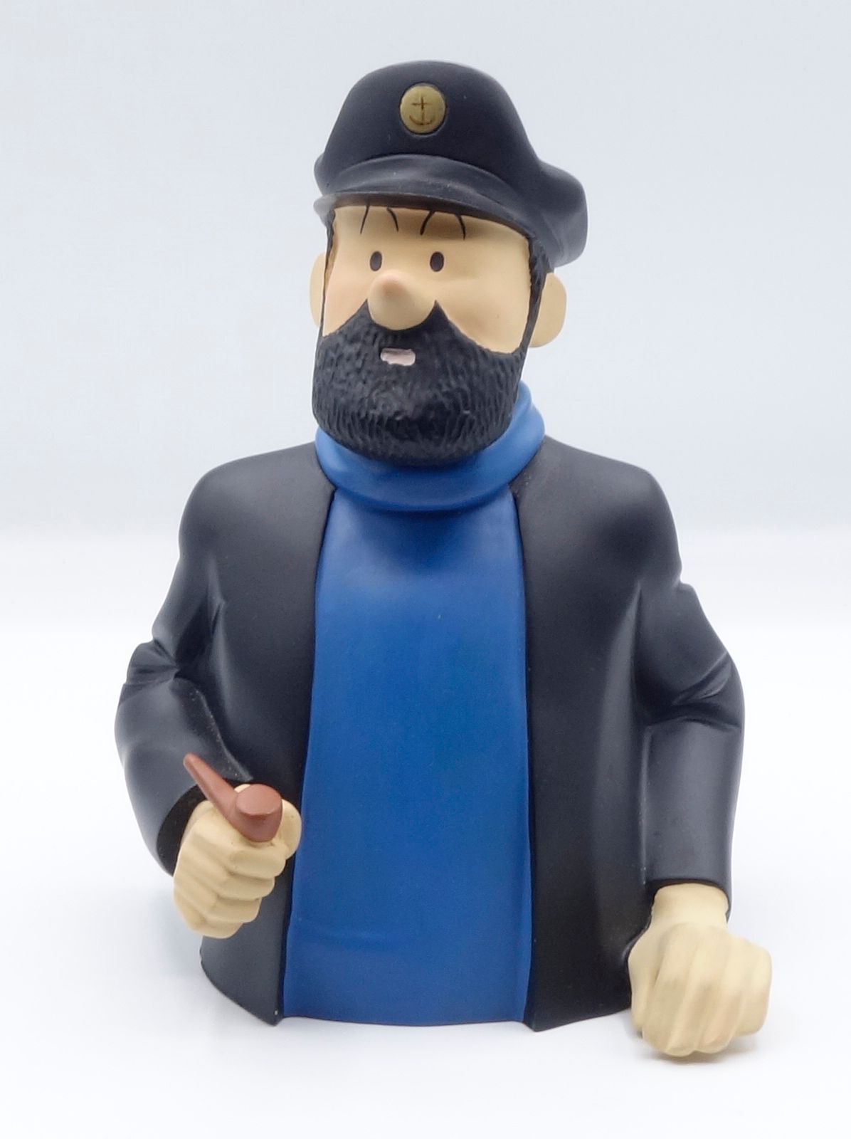 HERGÉ 
LEBLON-DELIENNE: busto Tintin, Haddock pipe (3), 1994, +/- 1600 copie, 16&hellip;