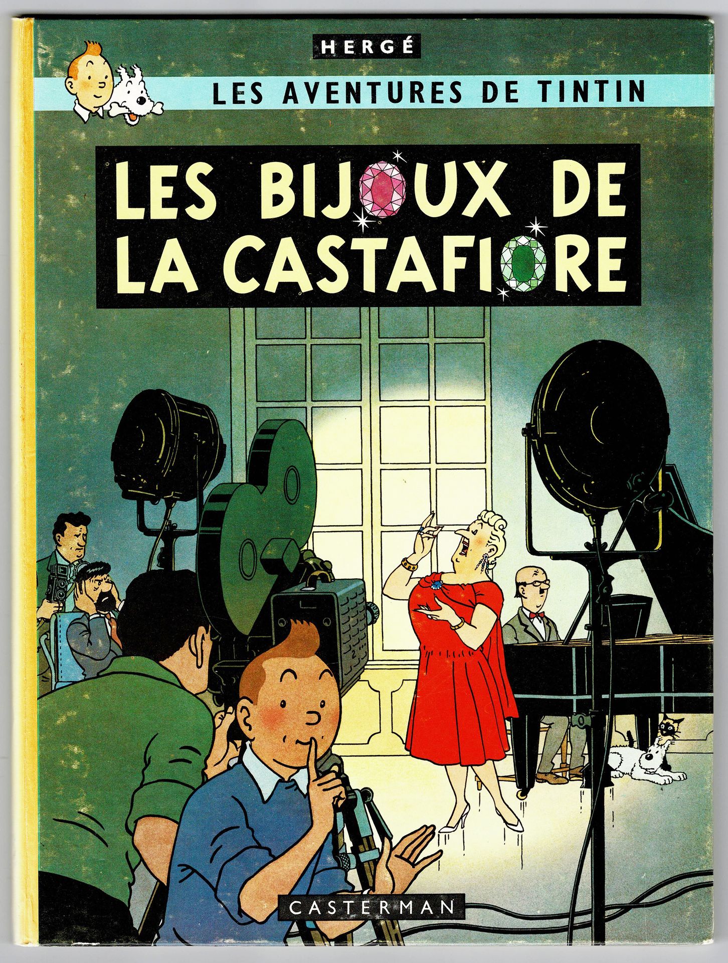 TINTIN 
Les Bijoux de la Castafiore，1963年比利时原版（B34）。状况非常好。