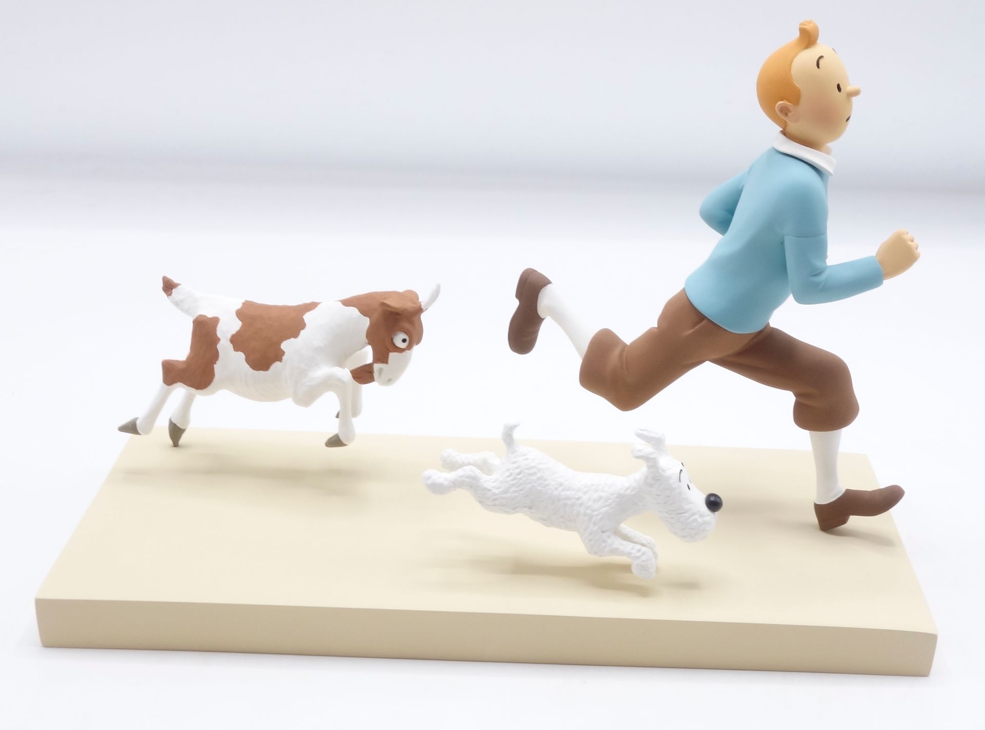 HERGÉ 
MOULINSART FARIBOLES: Tintin, 44012, und die Ziege, 2015, n°/500, Projekt&hellip;