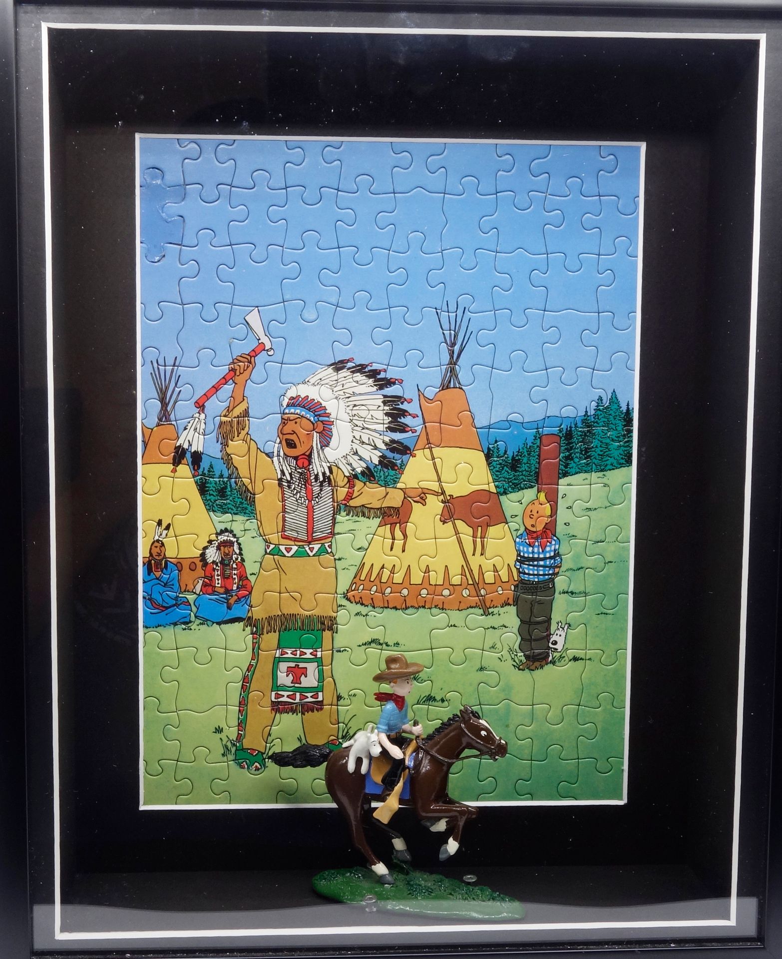 HERGÉ 
PIXI :Tintin4543, on horseback with Snowy,Tintin in America1994, 2000 cop&hellip;