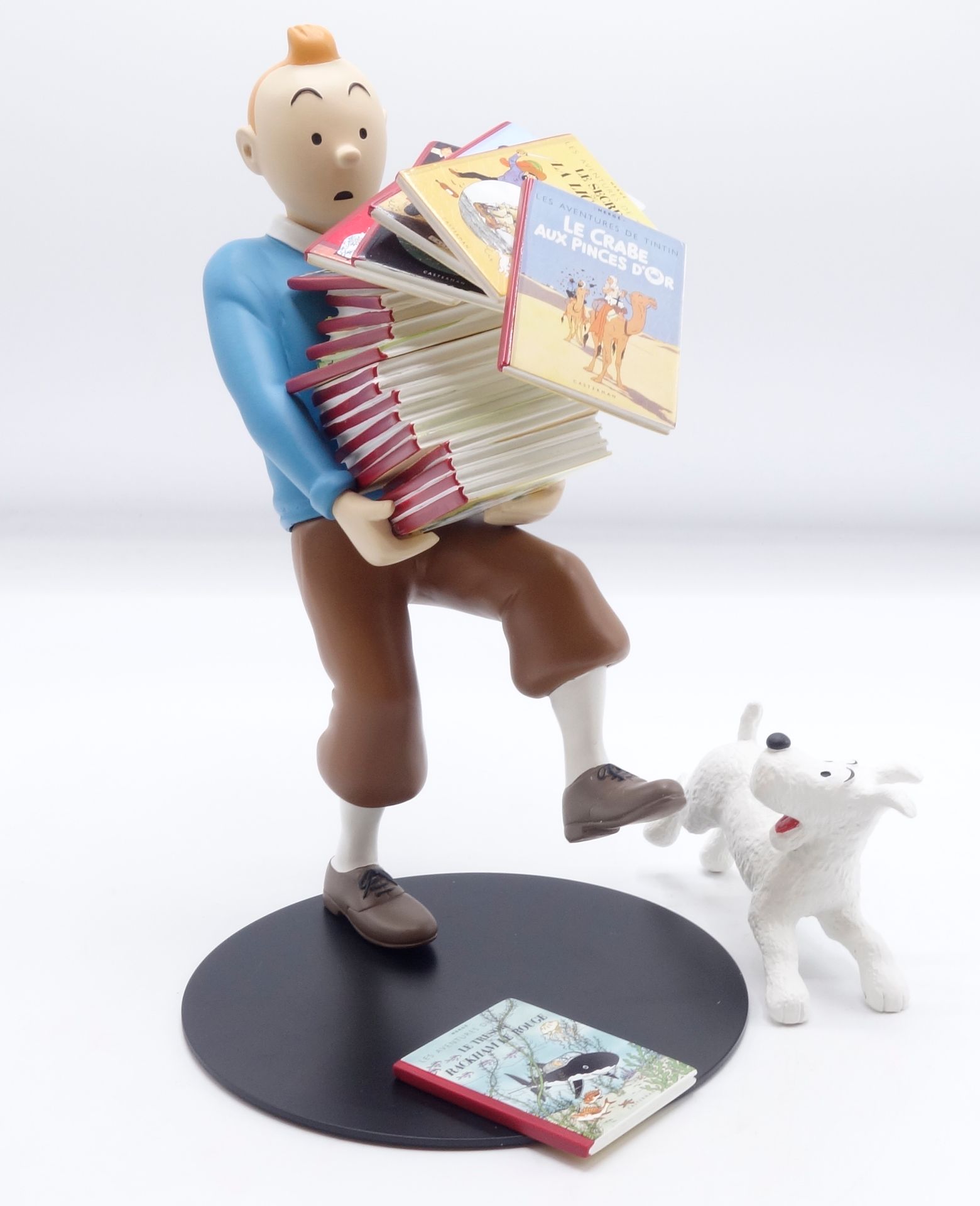 HERGÉ 
MOULINSART: Tintin, 46964, der Bücherstapel, 1. Version, 2011, n°/2500, 2&hellip;